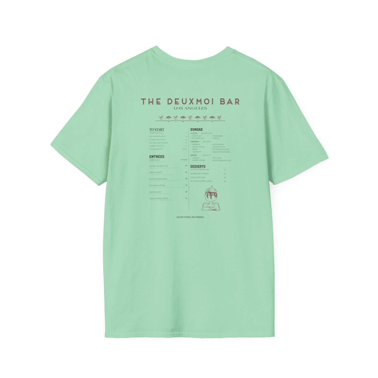 Deuxmoi Bar Unisex Softstyle T-Shirt