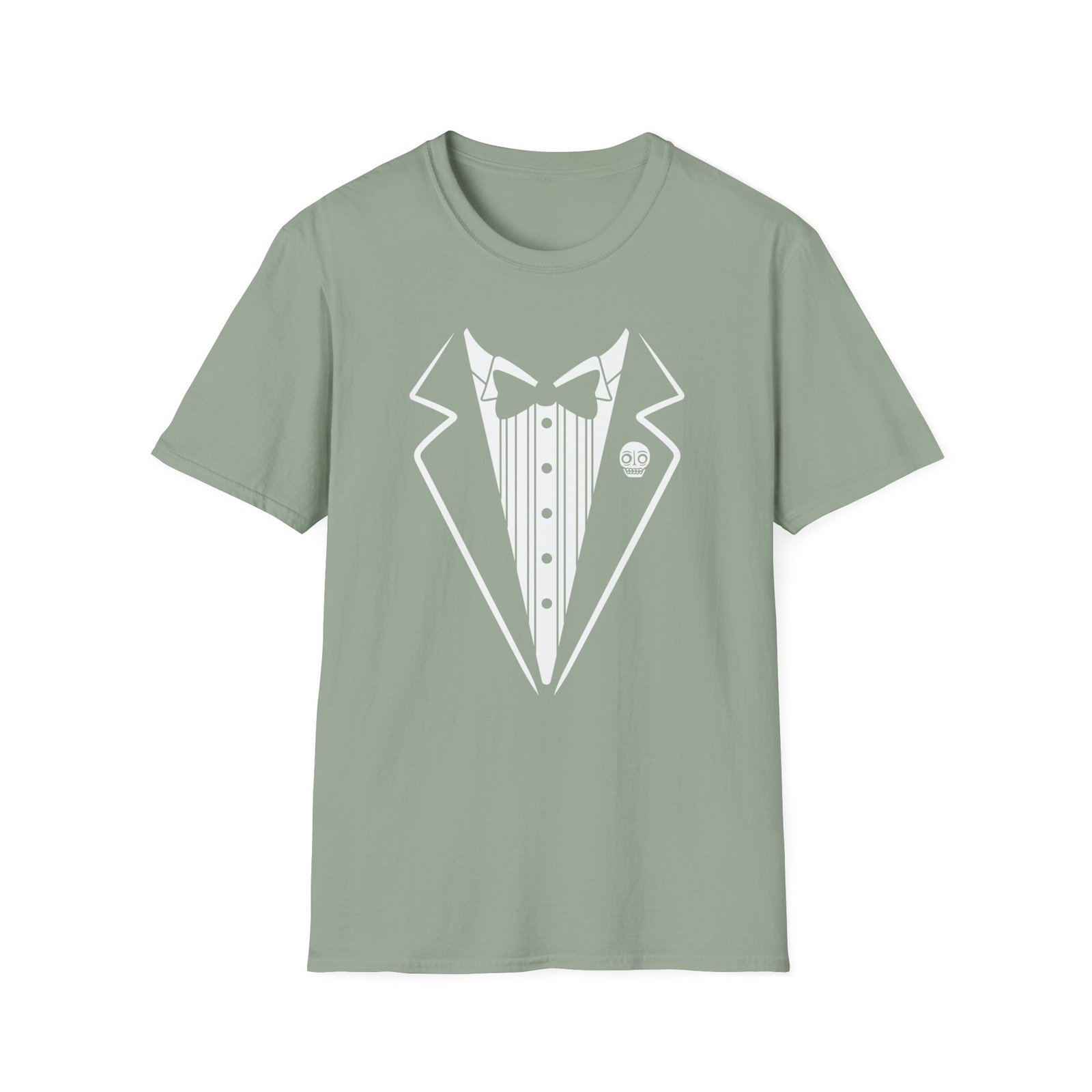Senses Fail Martini Kiss Tux Unisex Softstyle T-Shirt
