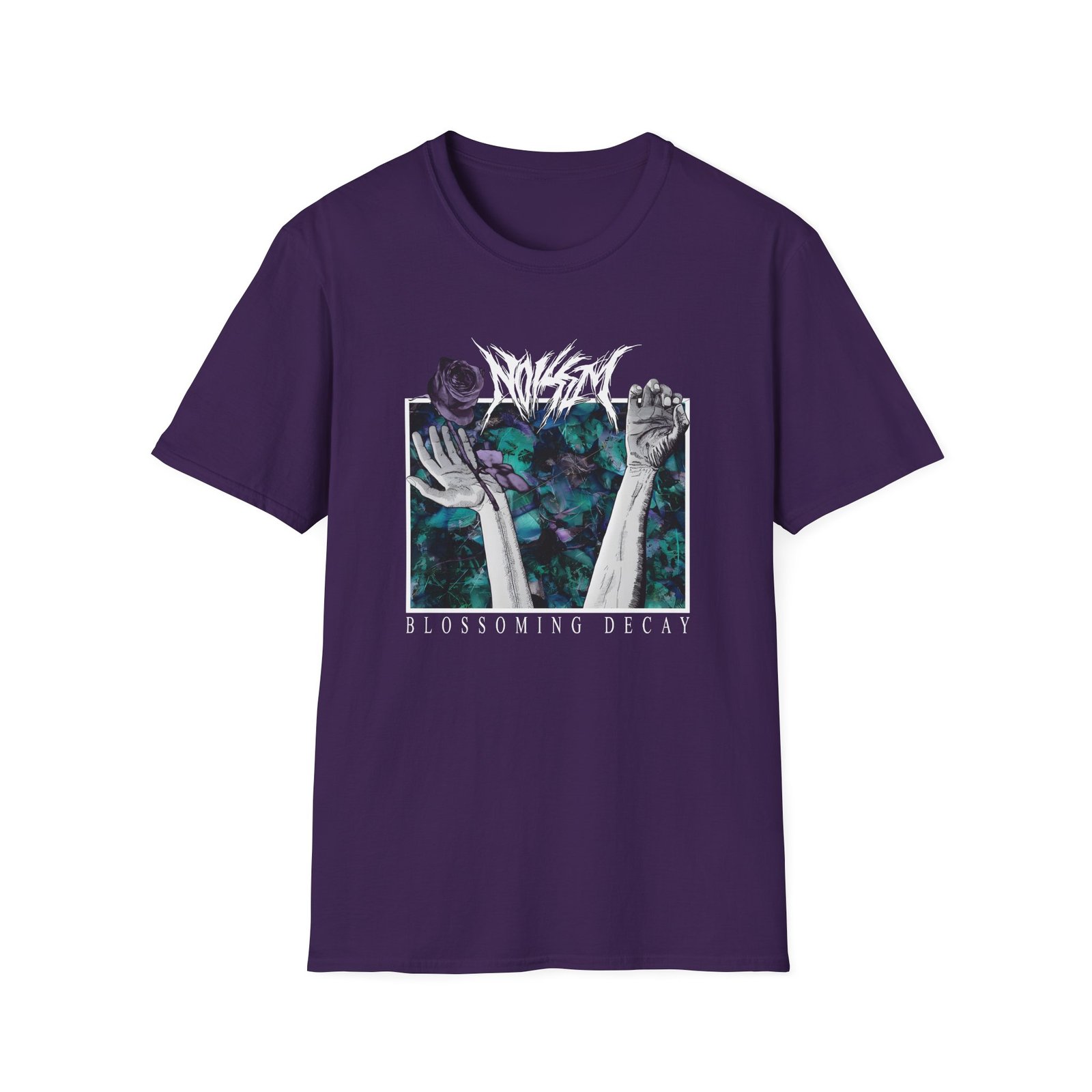 Noisem Blossoming Decay Unisex Softstyle T-Shirt
