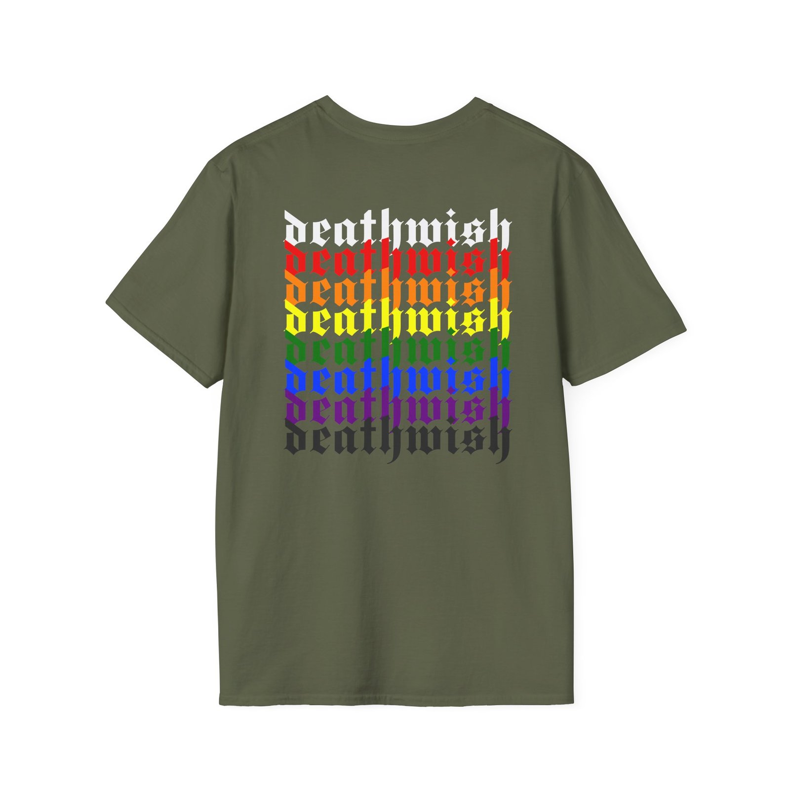 Deathwish Pride unisex softstyle t-shirt