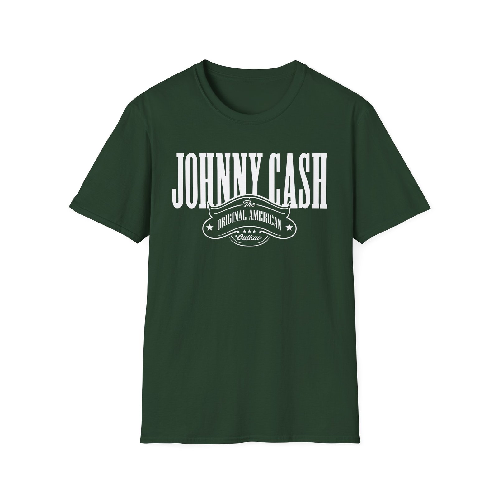 Johnny Cash Original Outlaw Unisex Softstyle T-Shirt