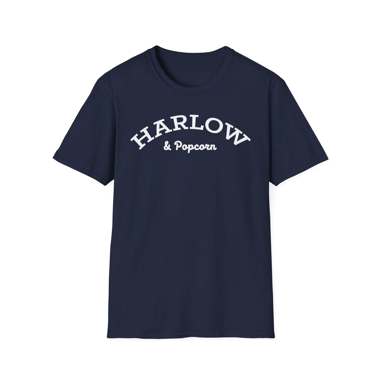 Harlow and Popcorn Unisex Softstyle T-Shirt