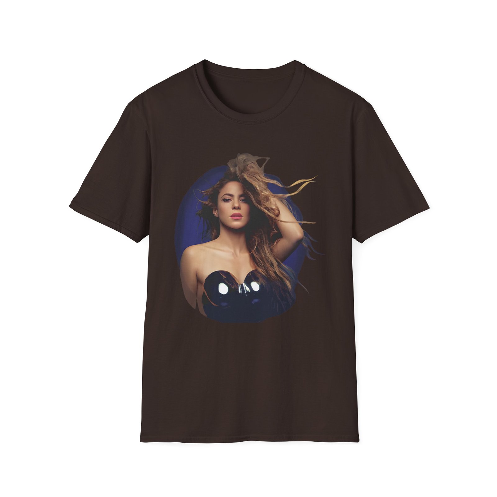 Shakira Sapphire Aura Unisex Softstyle T-Shirt