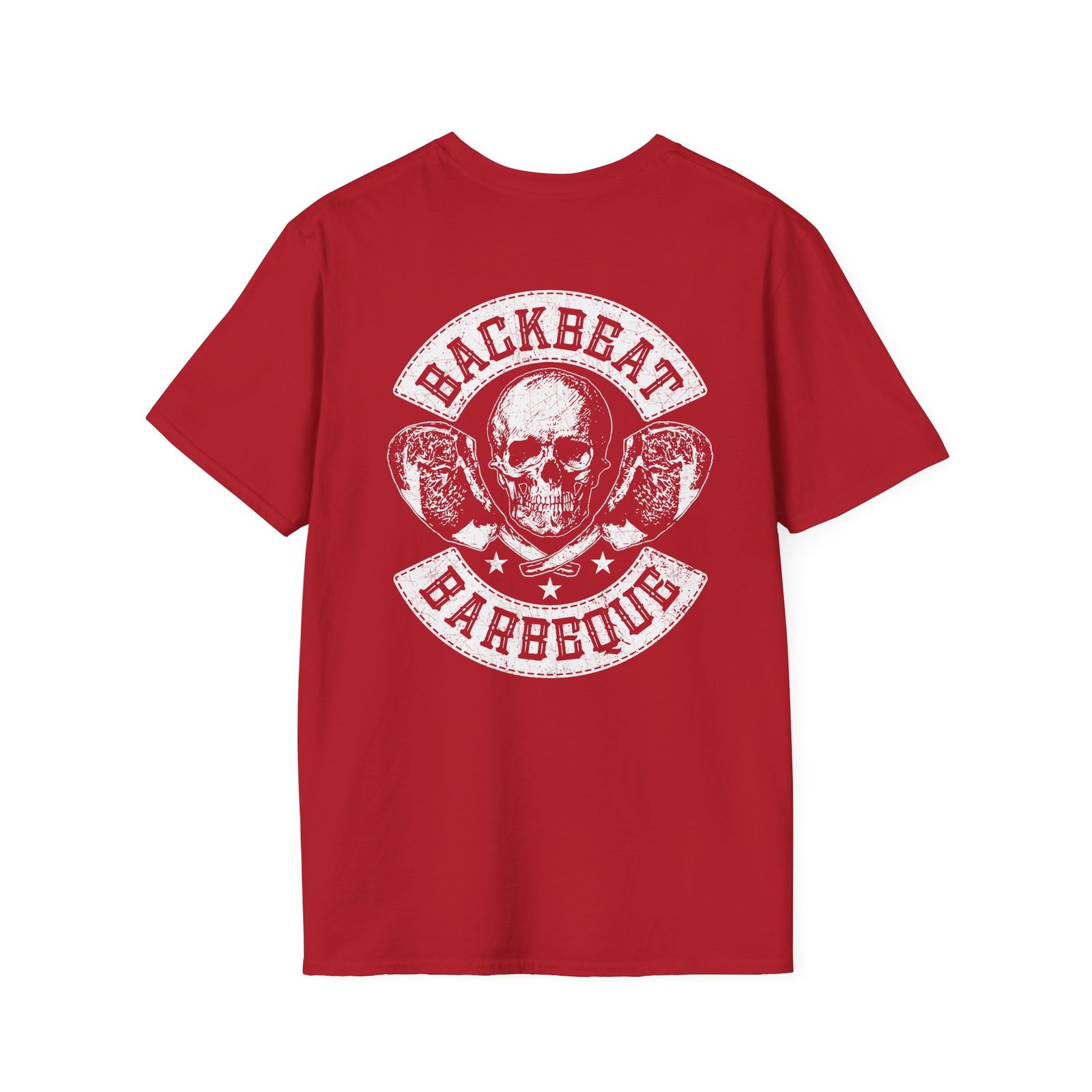Foo Fighters Backbeat Bbq Logo Unisex Softstyle T-Shirt
