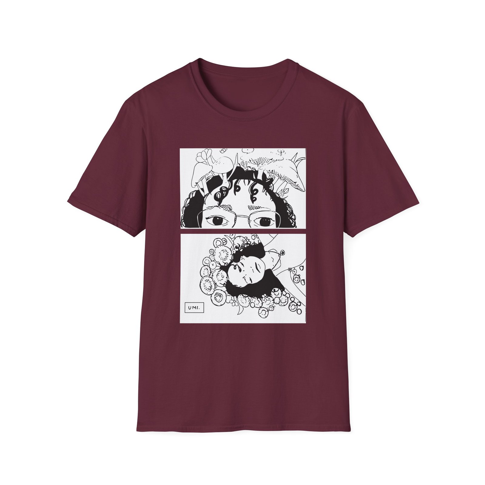 Umi Drawing Unisex Softstyle T-Shirt