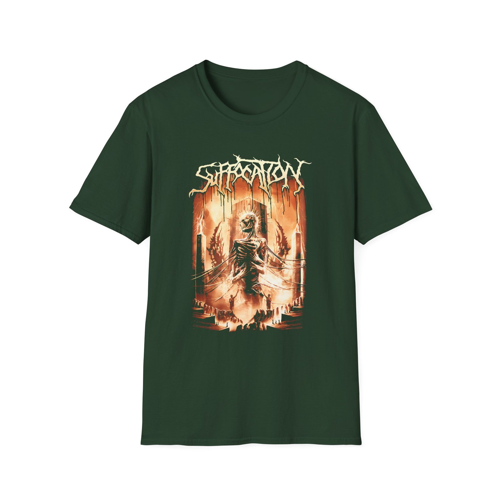 Suffocation Bow Unisex Softstyle T-Shirt