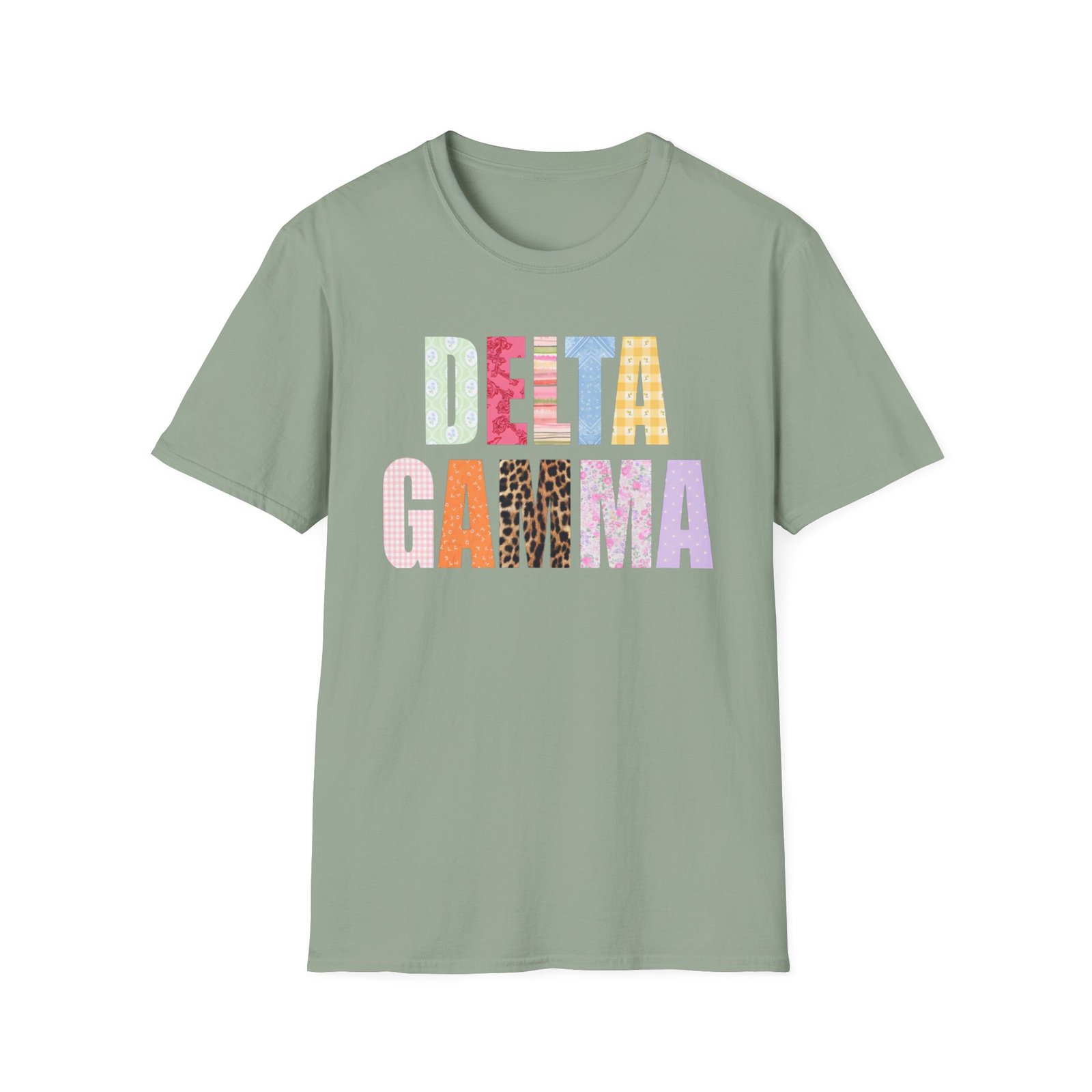Delta Gamma Scrapbook Sorority Unisex Softstyle T-Shirt