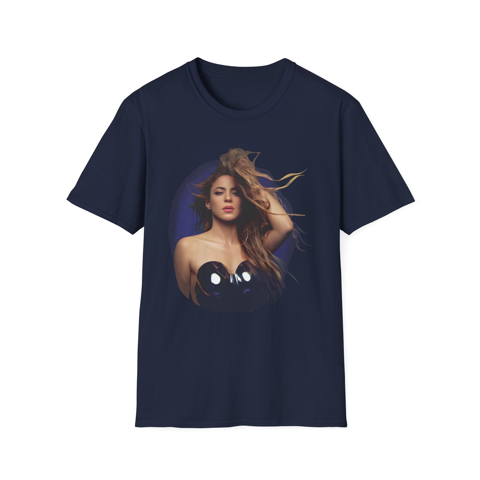 Shakira Sapphire Aura Unisex Softstyle T-Shirt