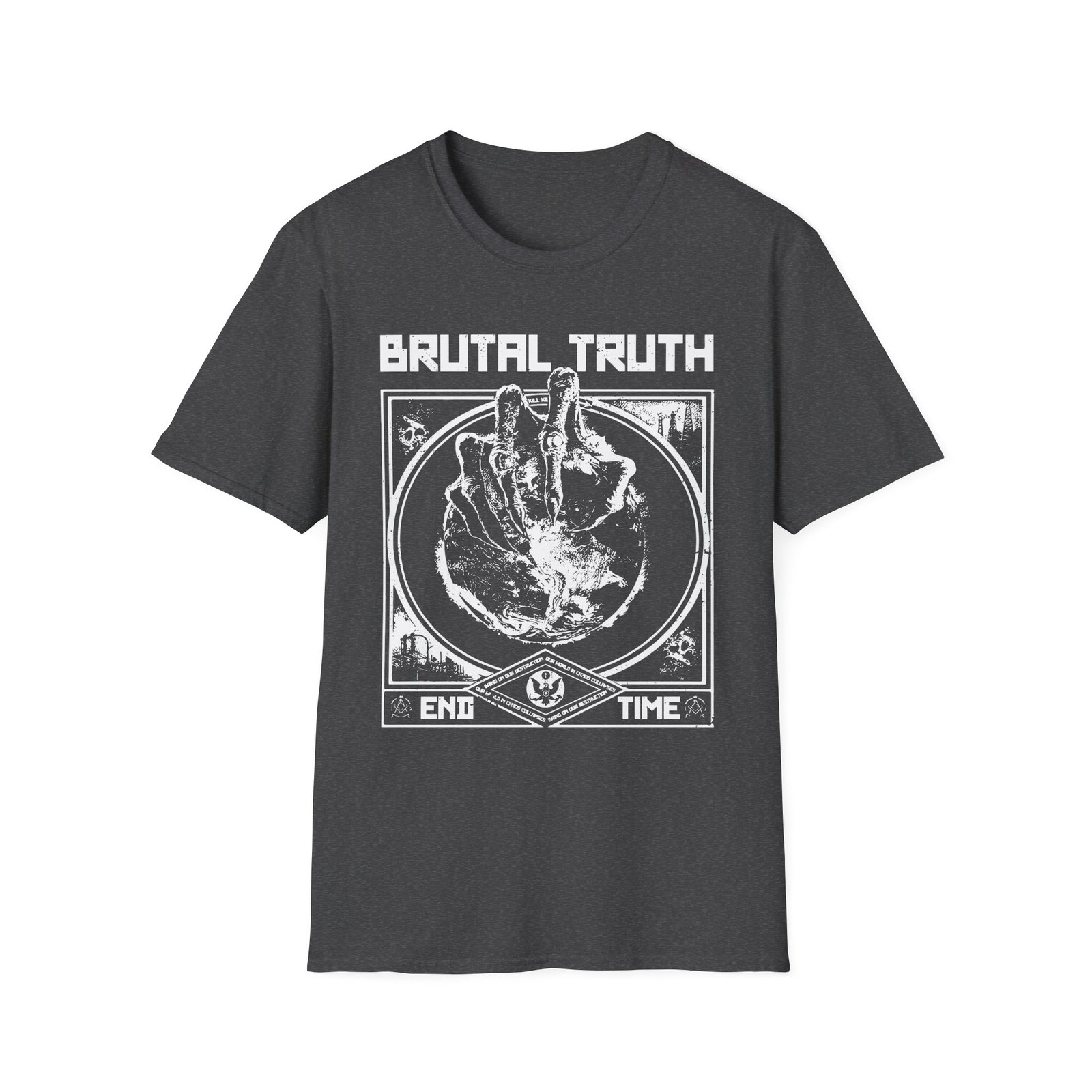 Brutal Truth End Time Unisex Softstyle T-Shirt