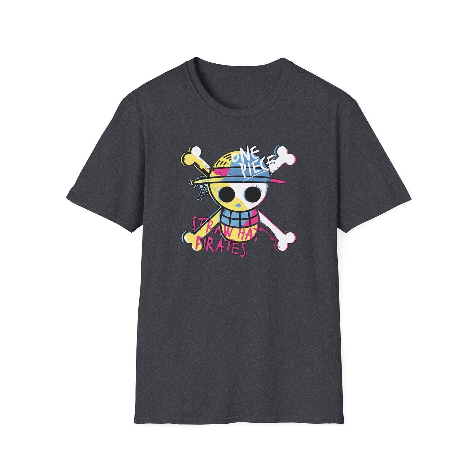 One Piece Straw Hat Pirates Unisex Softstyle T-Shirt