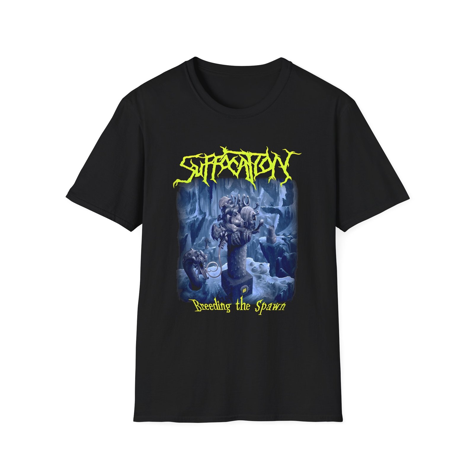 Suffocation Breeding The Spawn Unisex Softstyle T-Shirt