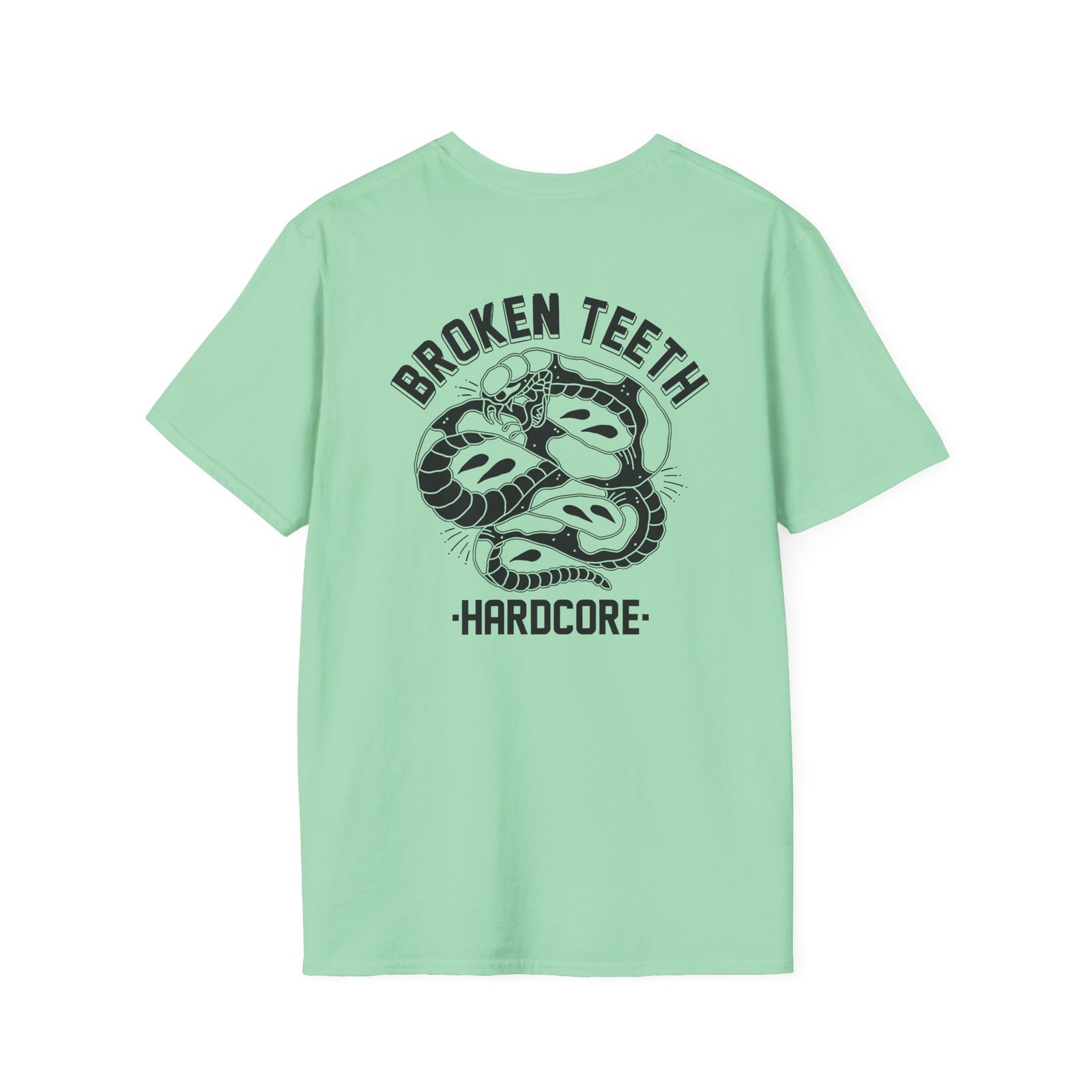 Broken Teeth Snake Unisex Softstyle T-Shirt