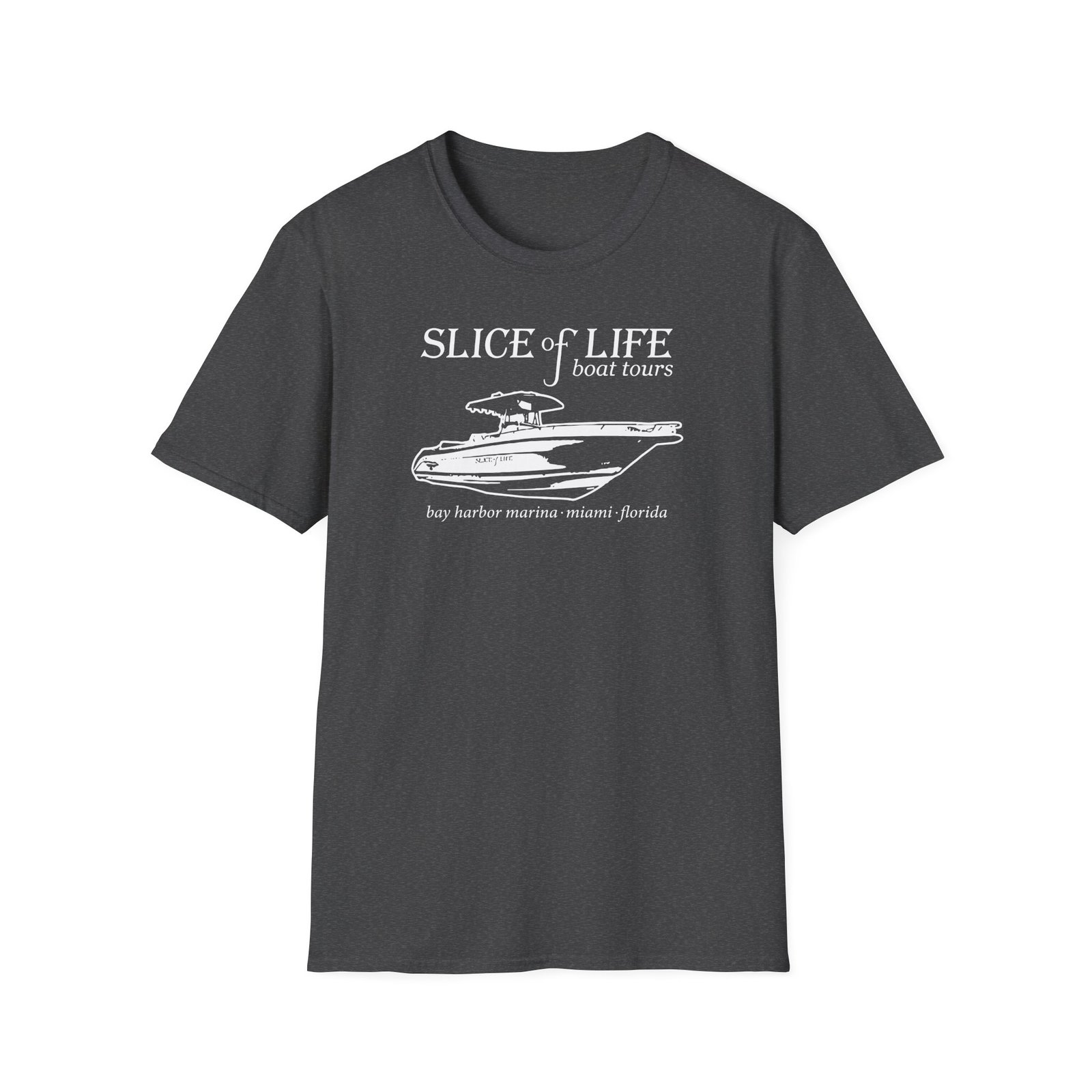 Dexter Slice of Life Boat Tours Unisex Softstyle T-Shirt