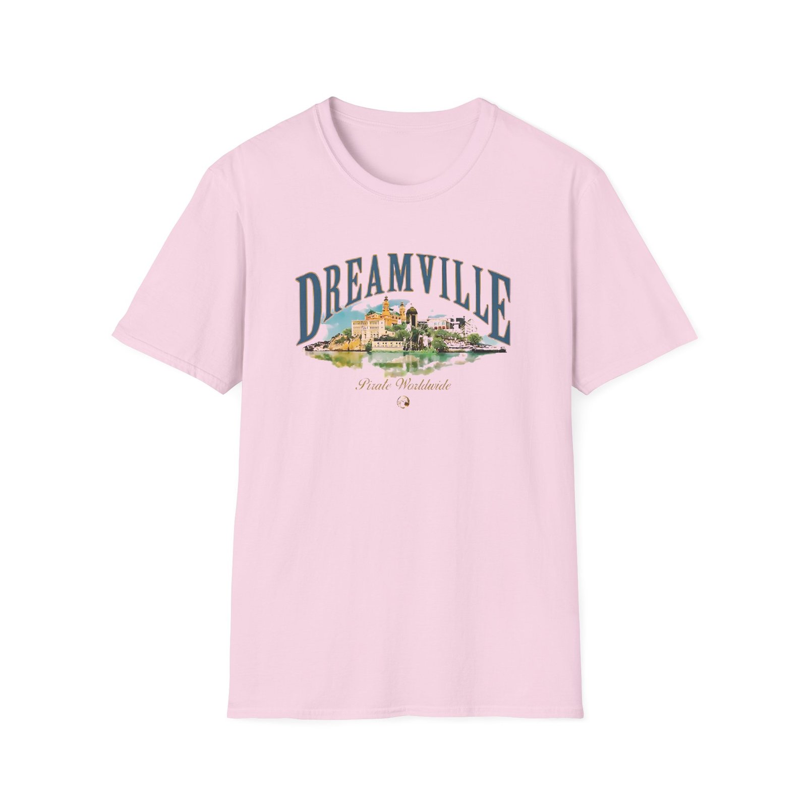 Dreamville by Pirate, Dreamville World Unisex Softstyle T-Shirt