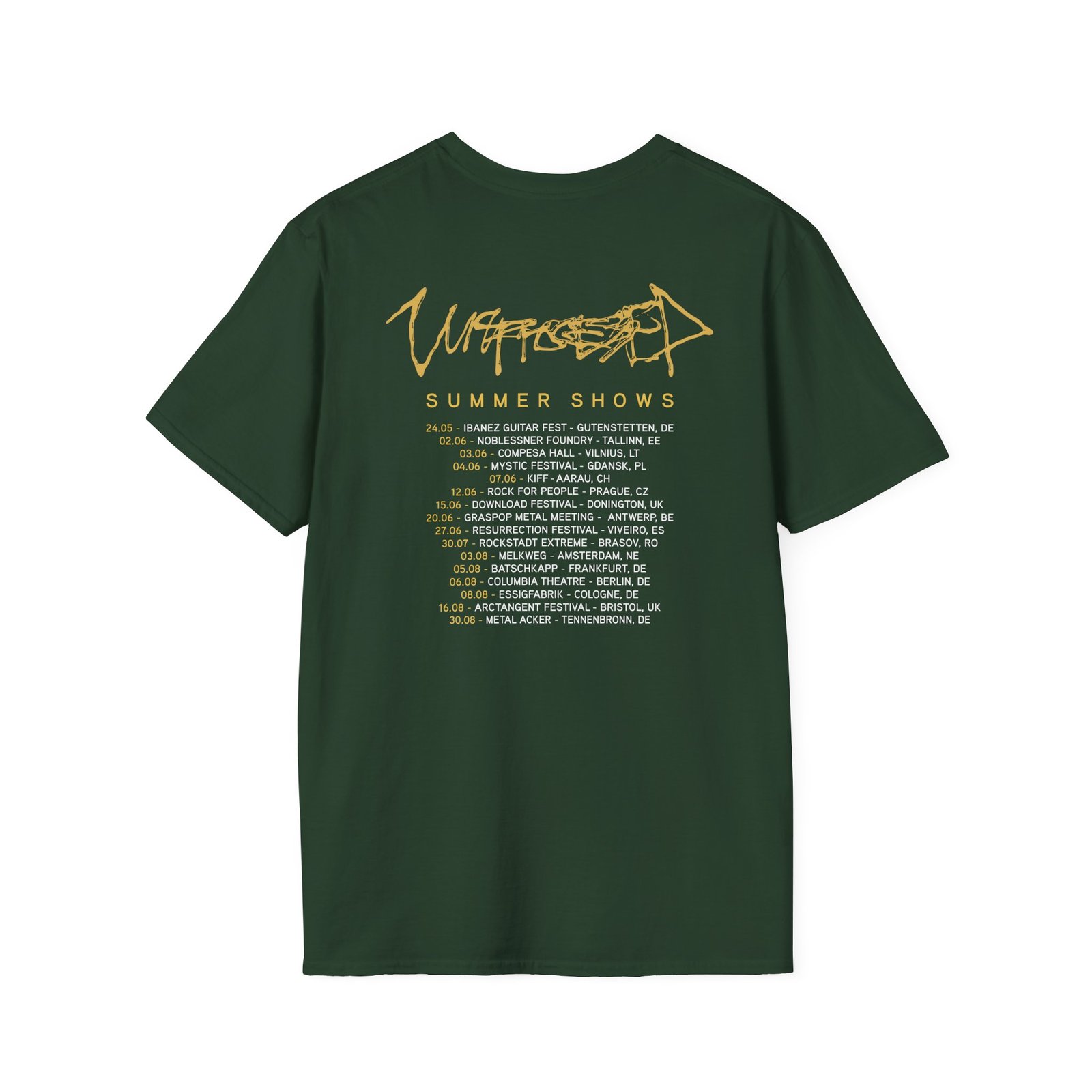 Unprocessed Summer Shows 2025 Unisex Softstyle T-Shirt