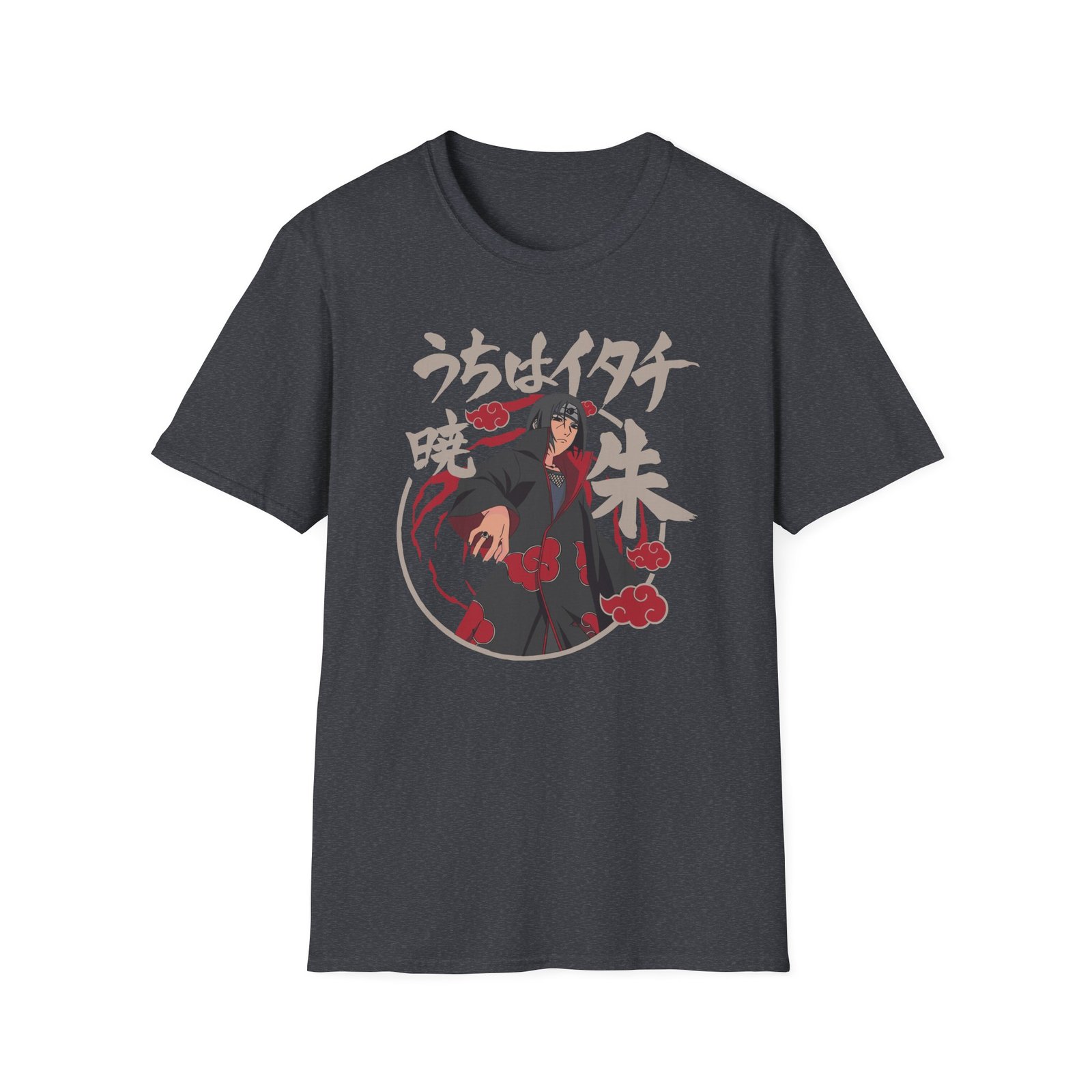 Naruto Akatsuki Itachi Unisex Softstyle T-Shirt