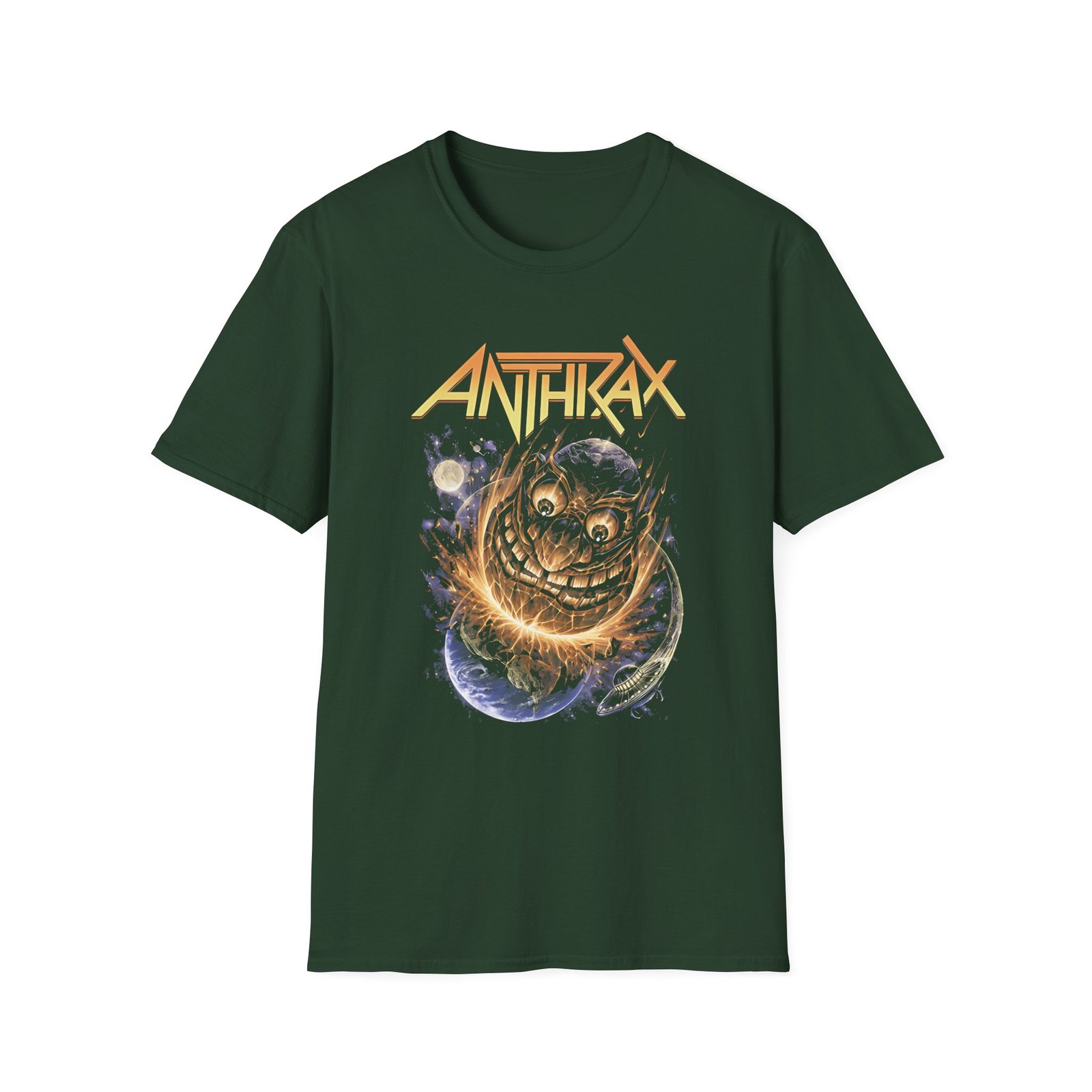 Anthrax Not World Unisex Softstyle T-Shirt