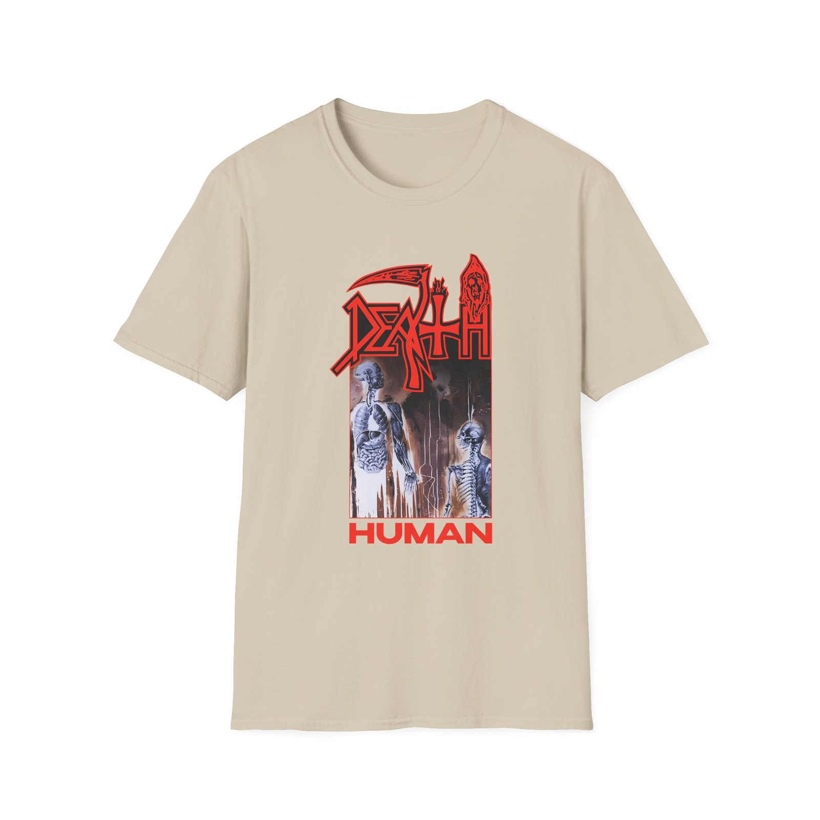 Death Human Unisex Softstyle T-Shirt