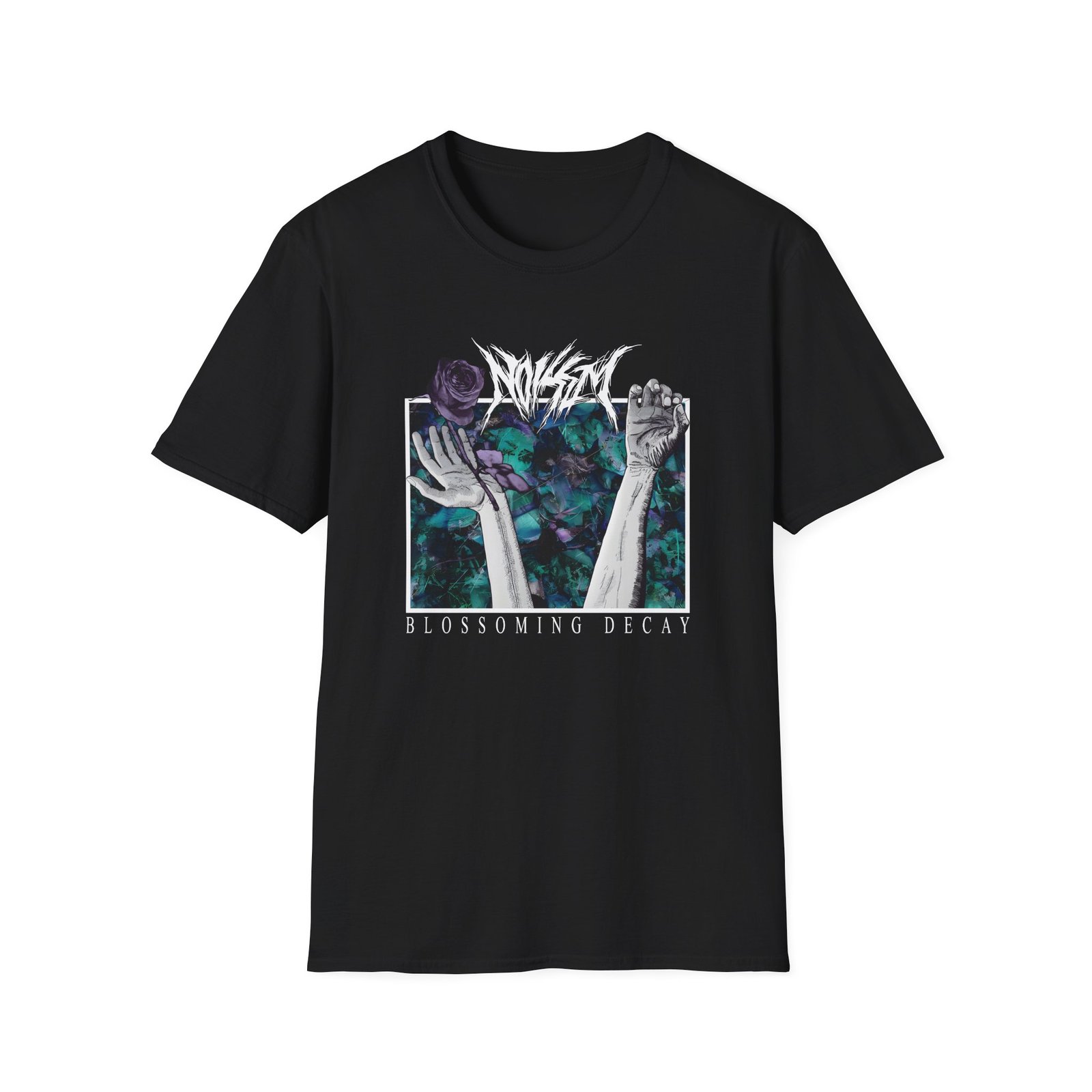 Noisem Blossoming Decay Unisex Softstyle T-Shirt