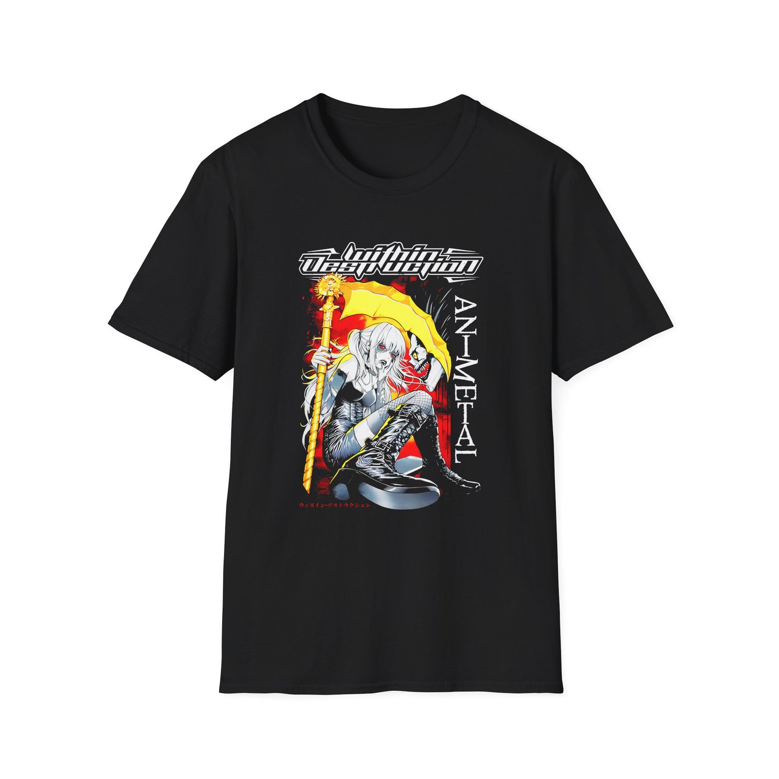 Within Destruction Misa Animetal Unisex Softstyle T-Shirt