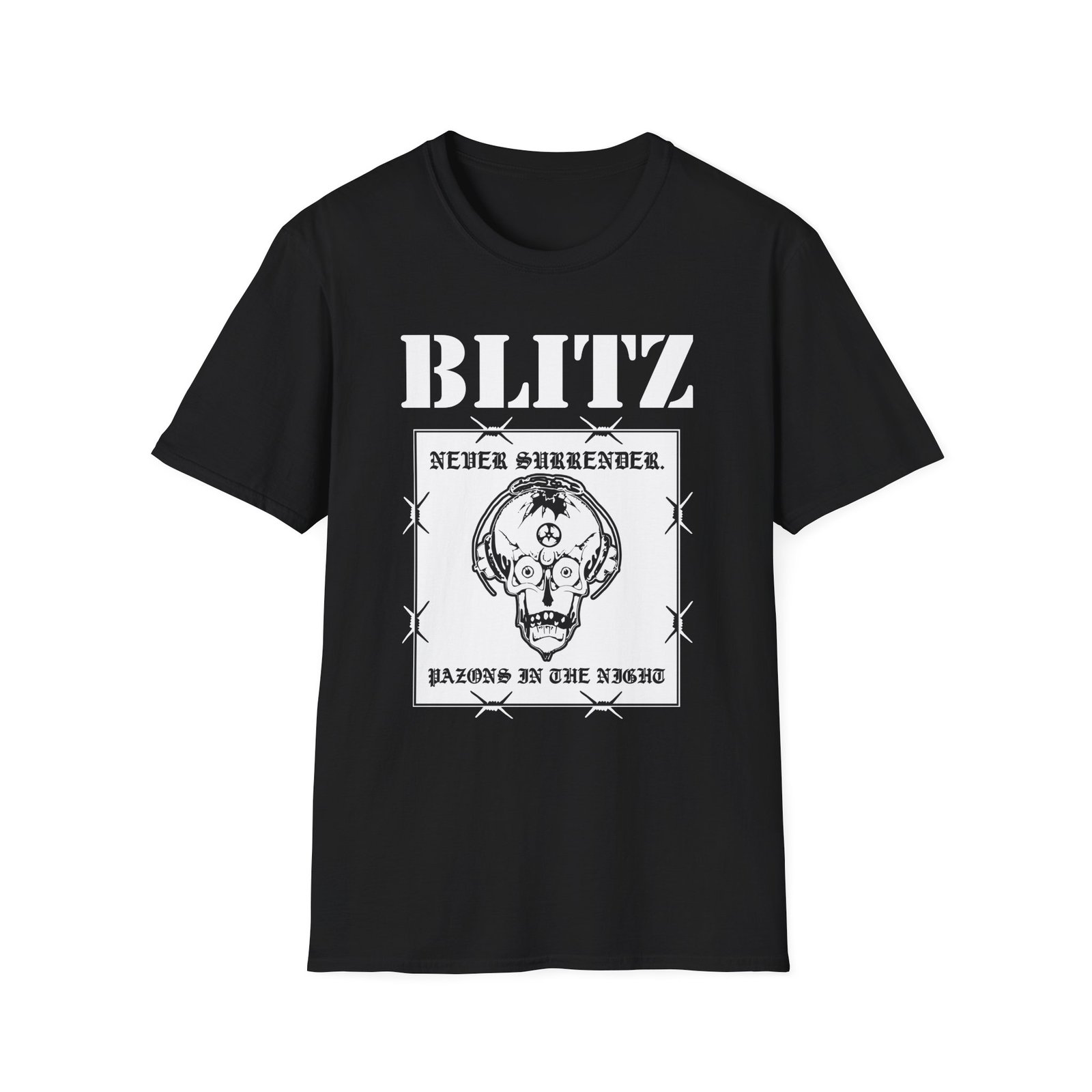 Blitz Never Surrender Unisex Softstyle T-Shirt