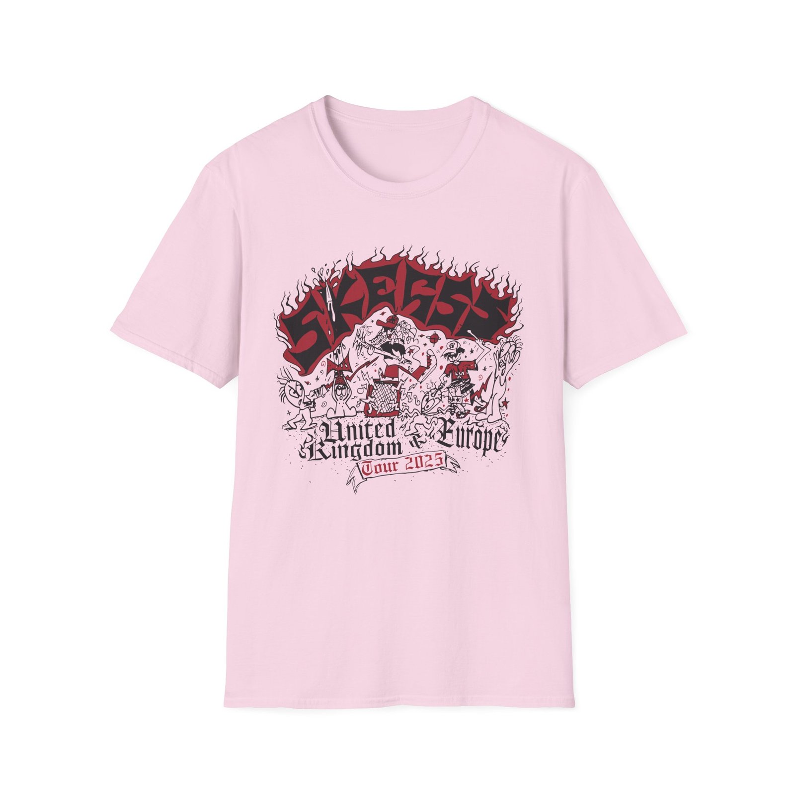 Skegss Uk Eu Tour 2025 Unisex Softstyle T-Shirt