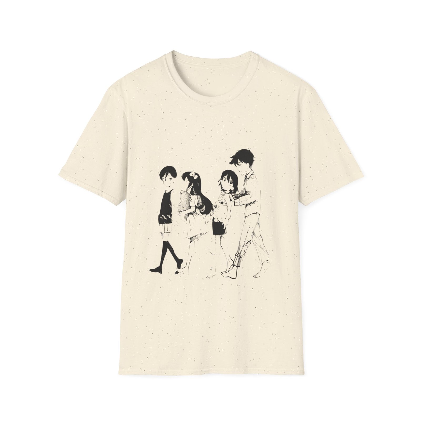 Omori Walk Along Unisex Softstyle T-Shirt