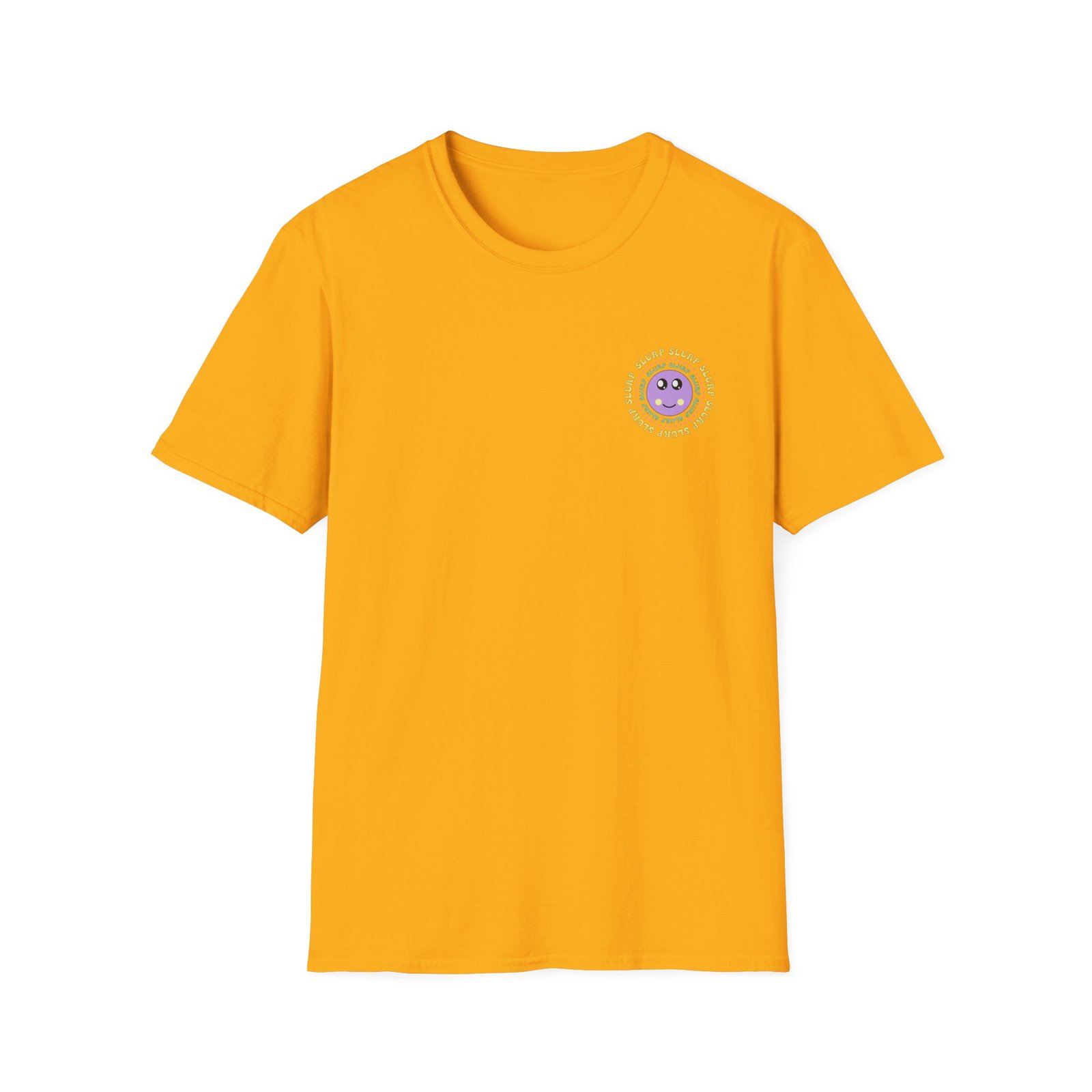Derkslurp Smiley Face Unisex Softstyle T-Shirt