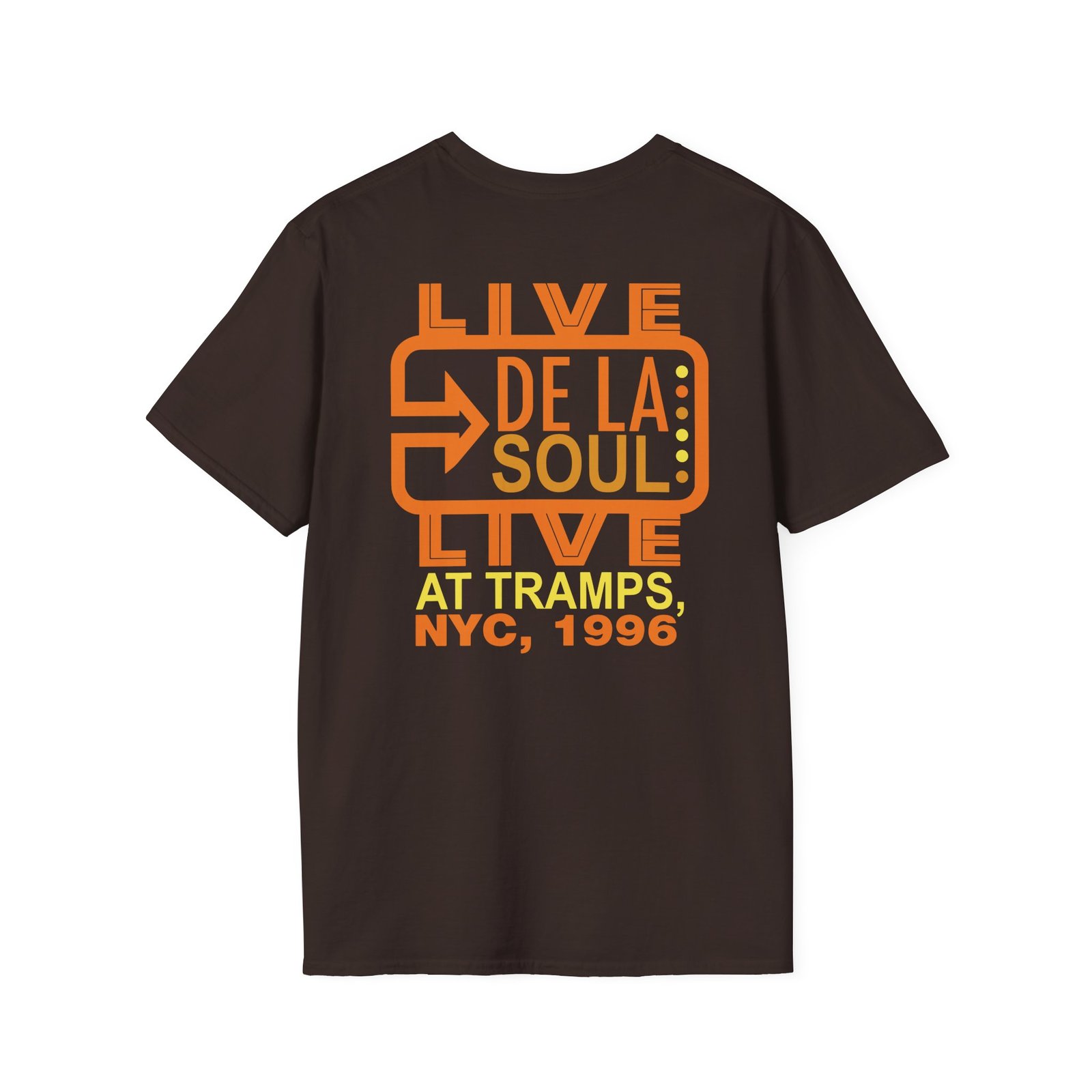 De La Soul Live at Tramps Unisex Softstyle T-Shirt