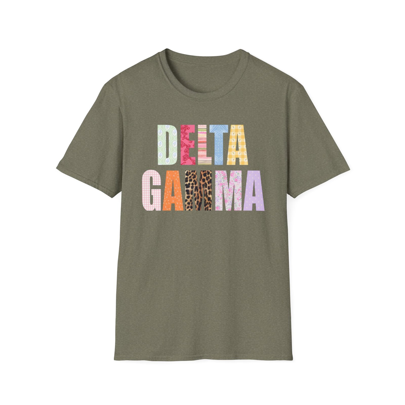 Delta Gamma Scrapbook Sorority Unisex Softstyle T-Shirt