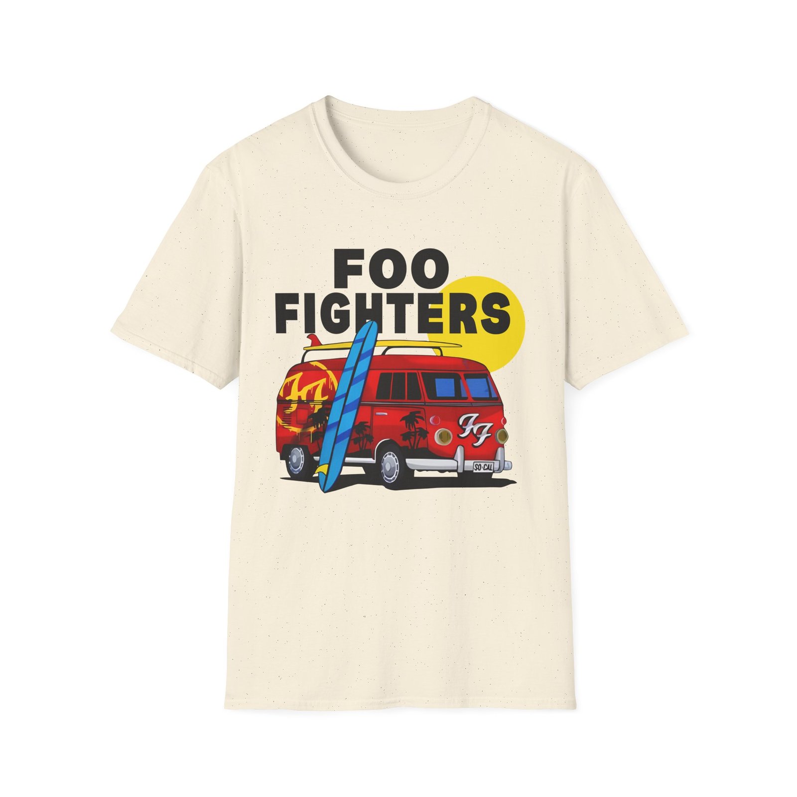 Foo Fighters Split Window Unisex Softstyle T-Shirt