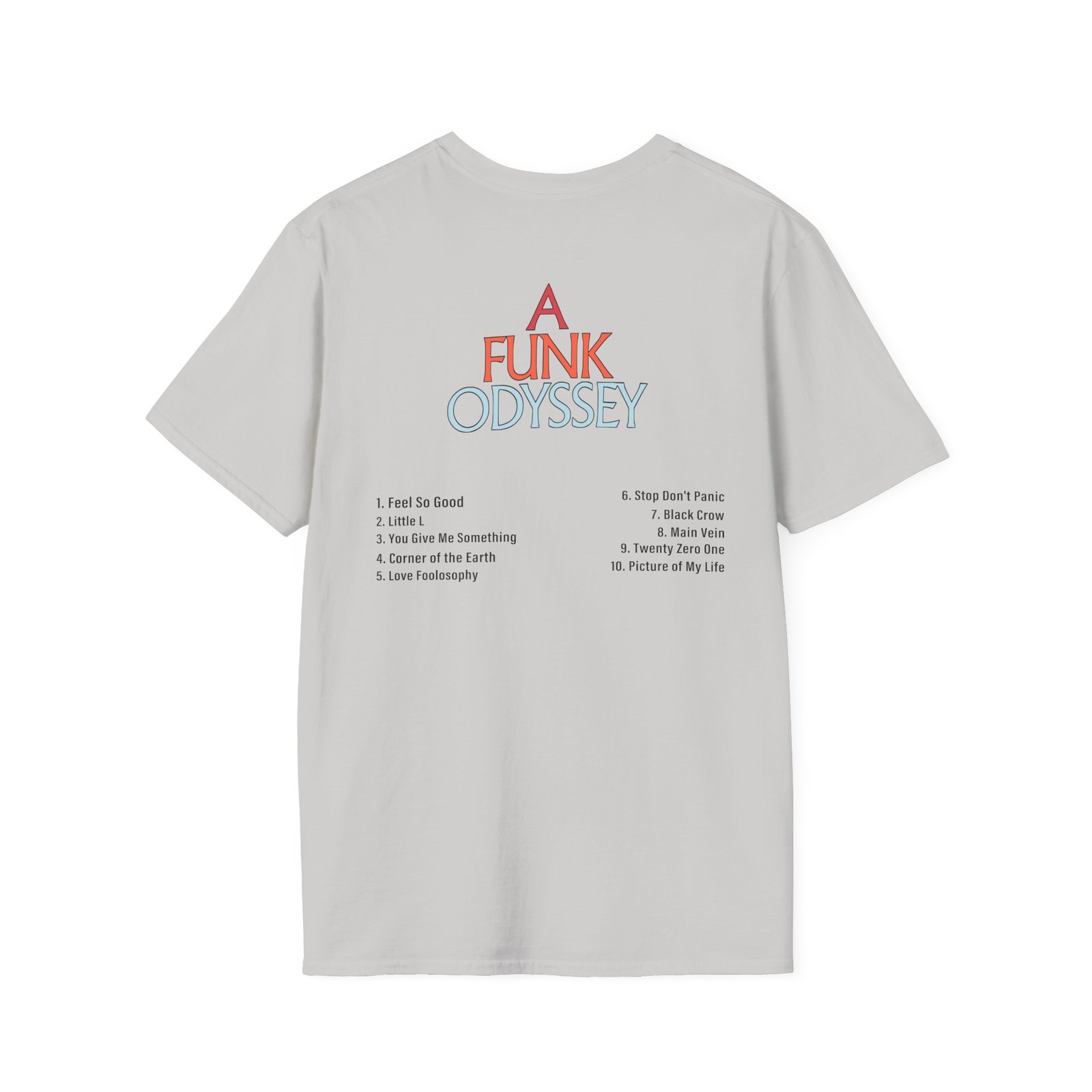 J Funk Odyssey Tracklist Unisex Softstyle T-Shirt