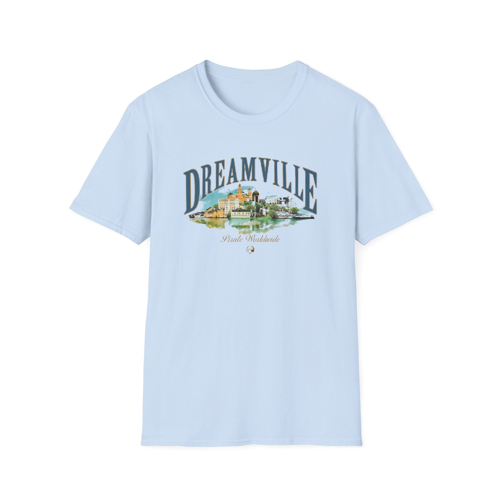 Dreamville by Pirate, Dreamville World Unisex Softstyle T-Shirt