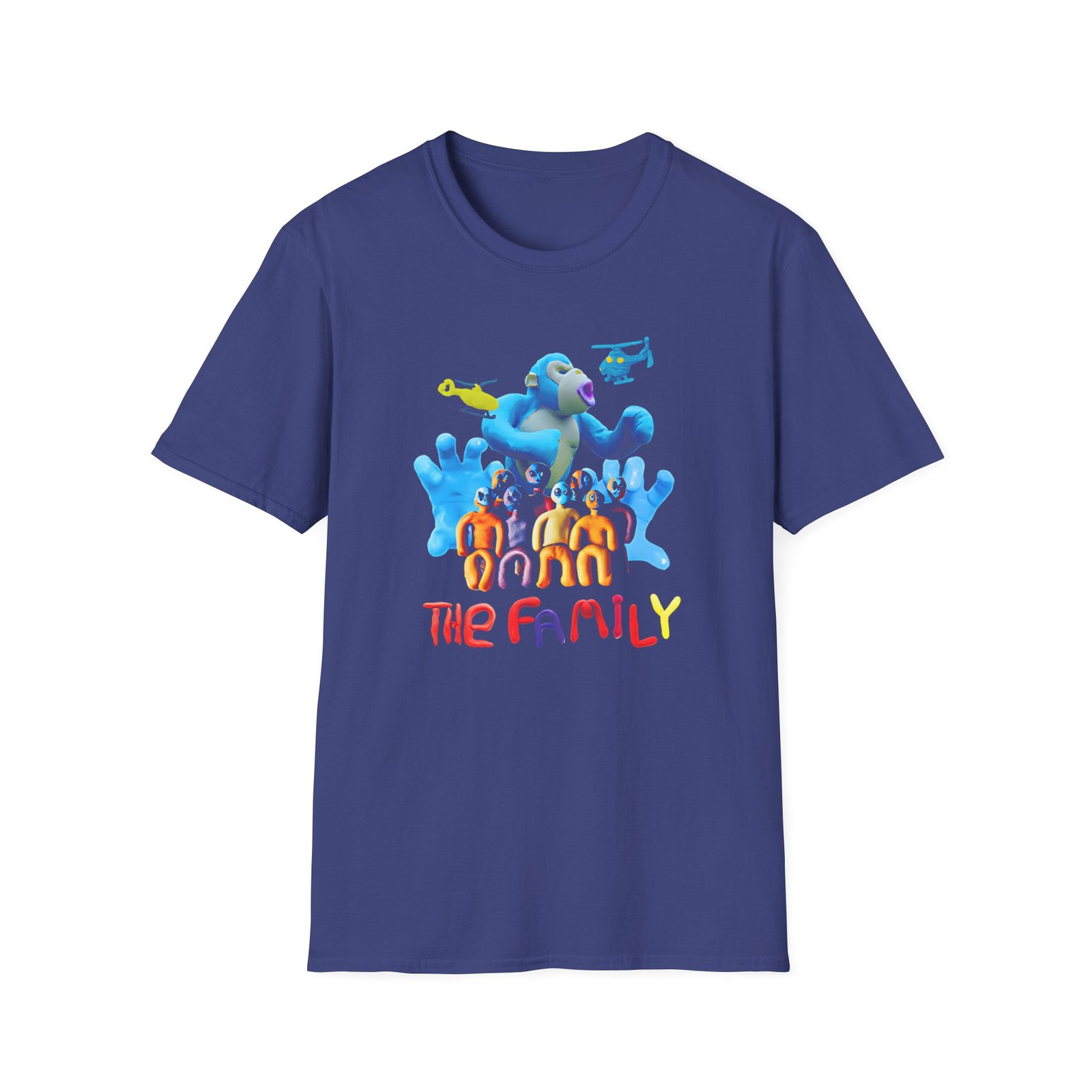 B Clay Figures Unisex Softstyle T-Shirt