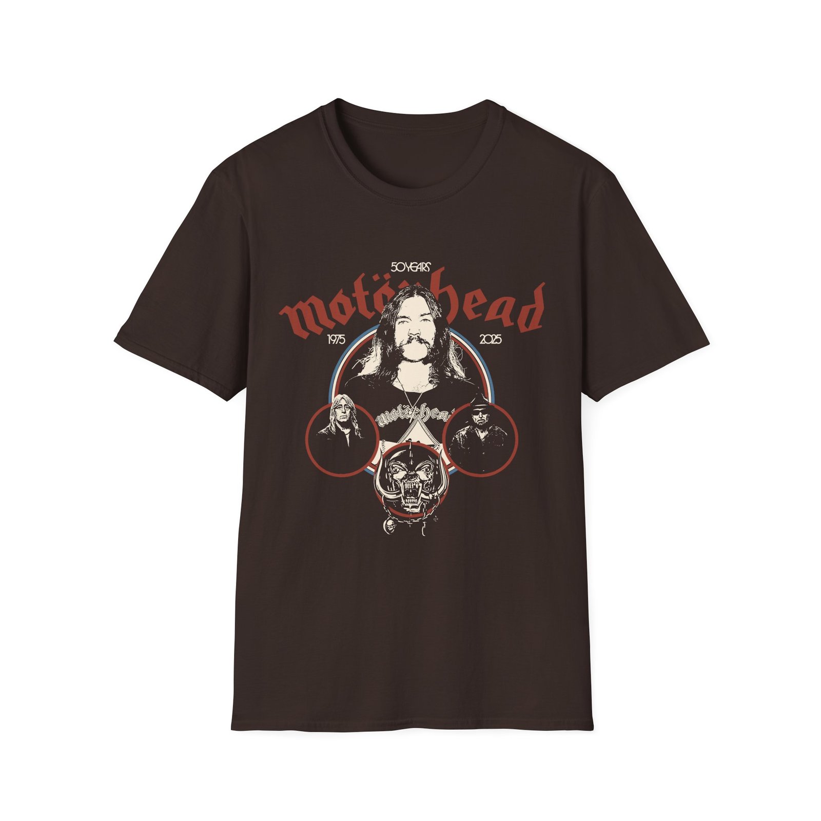 Motorhead 50 Years Unisex Softstyle T-Shirt