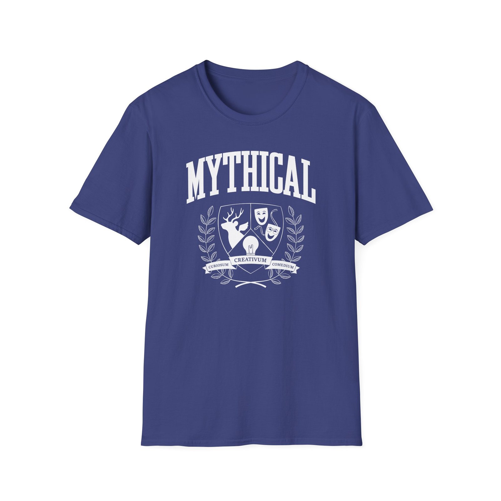 Good Mythical Morning Mythical Collegiate Emblem unisex softstyle t-shirt