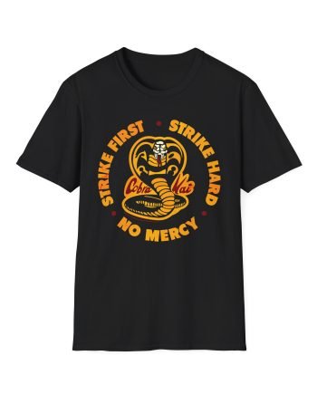 Cobra Kai Distressed Logo Unisex Softstyle T-Shirt