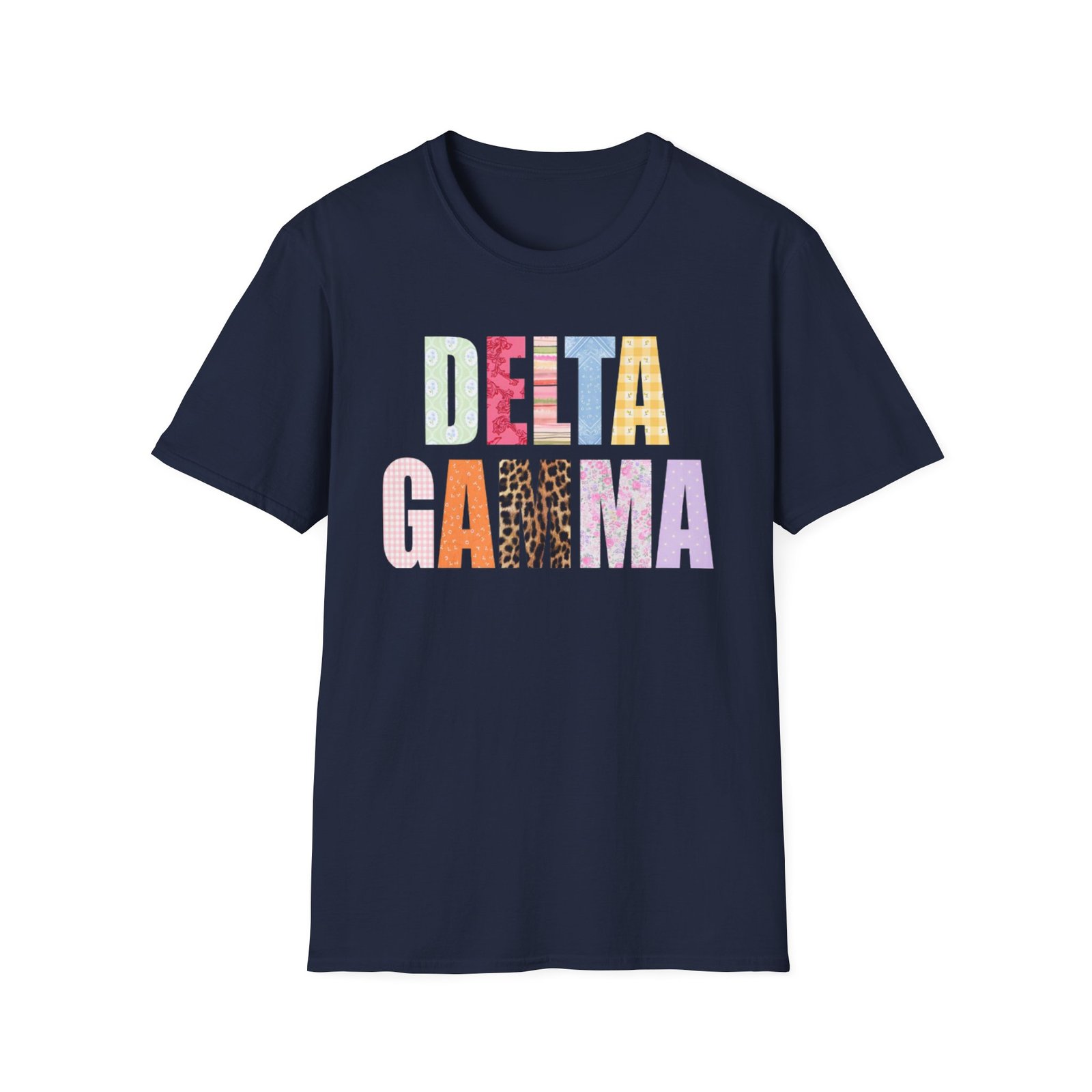 Delta Gamma Scrapbook Sorority Unisex Softstyle T-Shirt