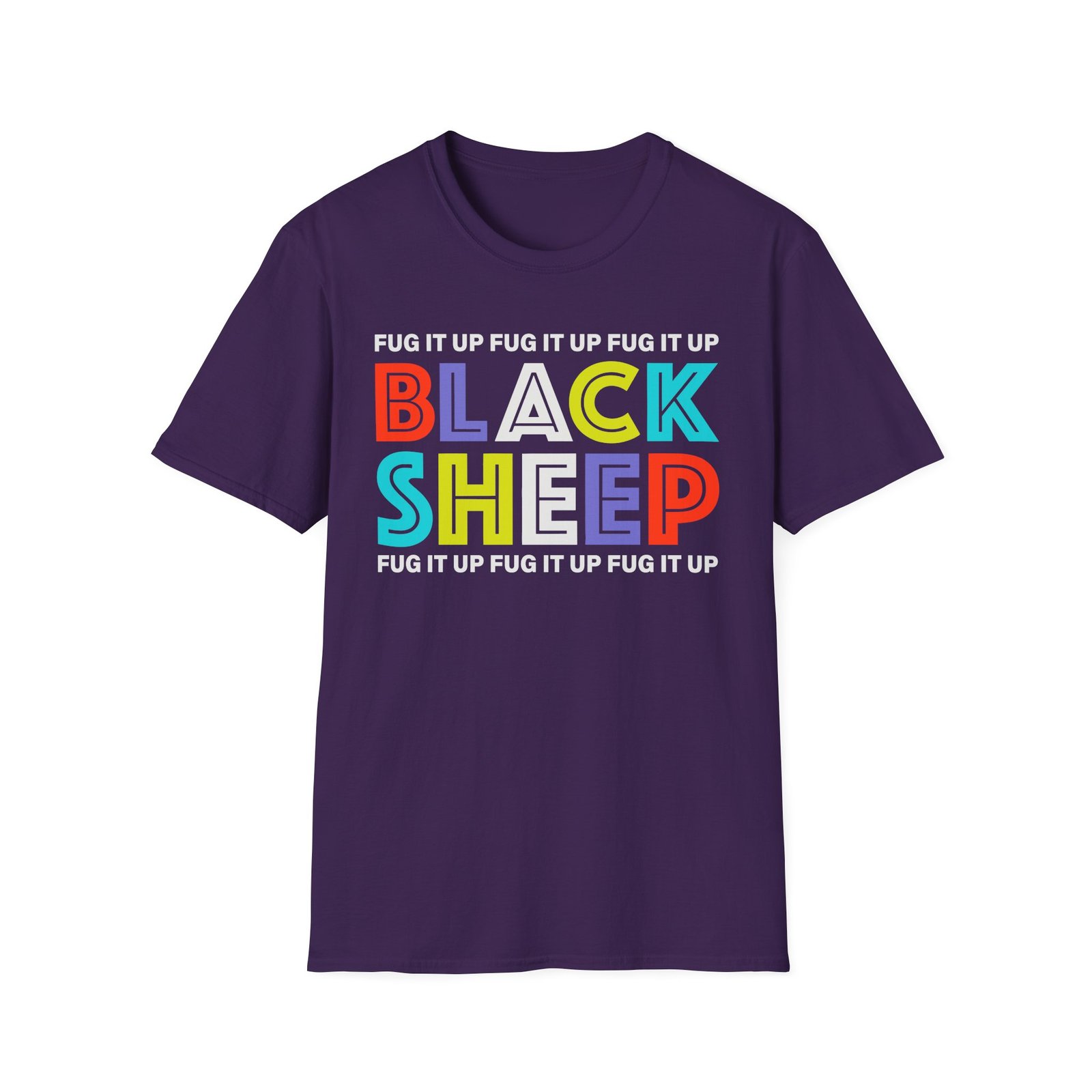 Black Sheep Fug It Up Unisex Softstyle T-Shirt