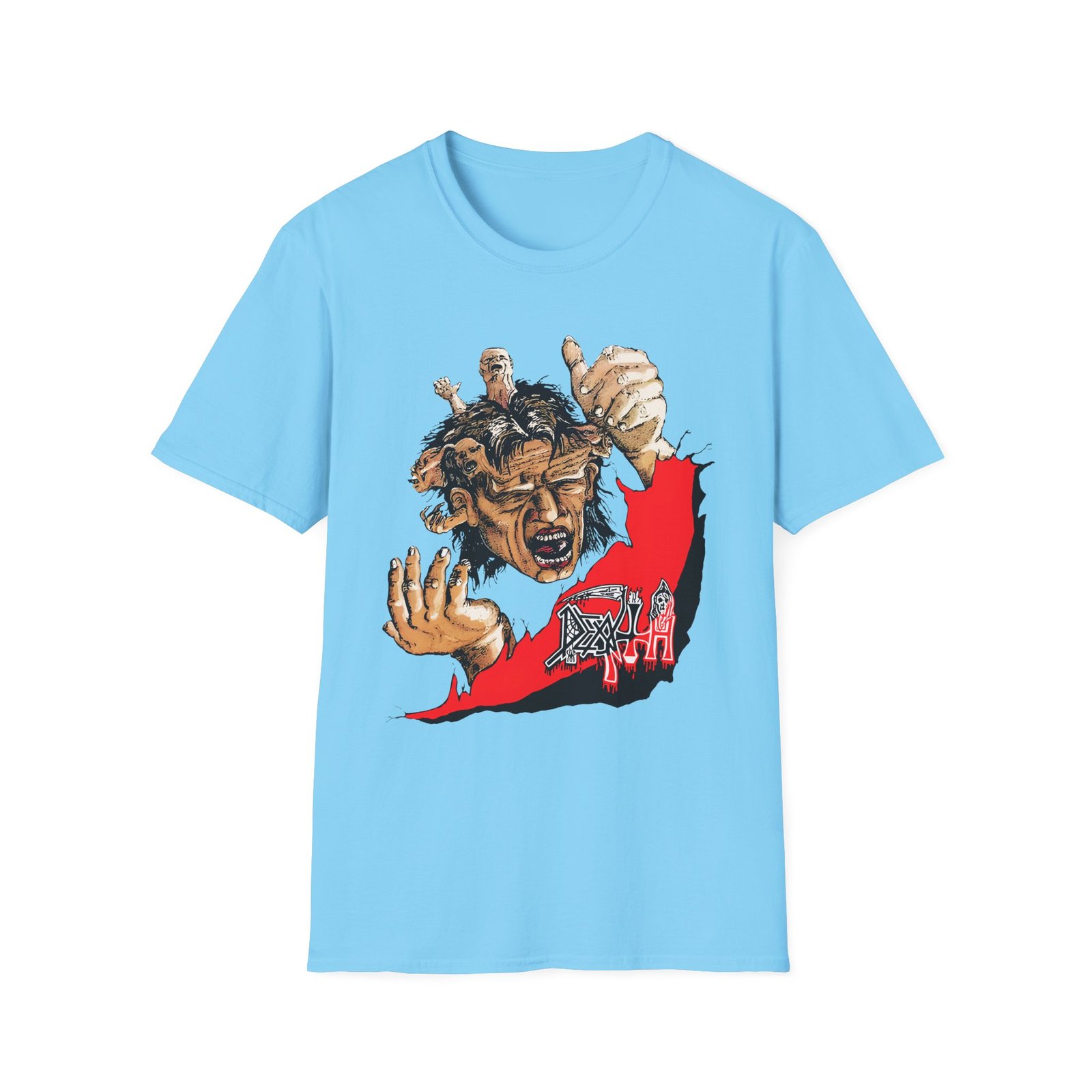 Death Denial Of Life Unisex Softstyle T-Shirt