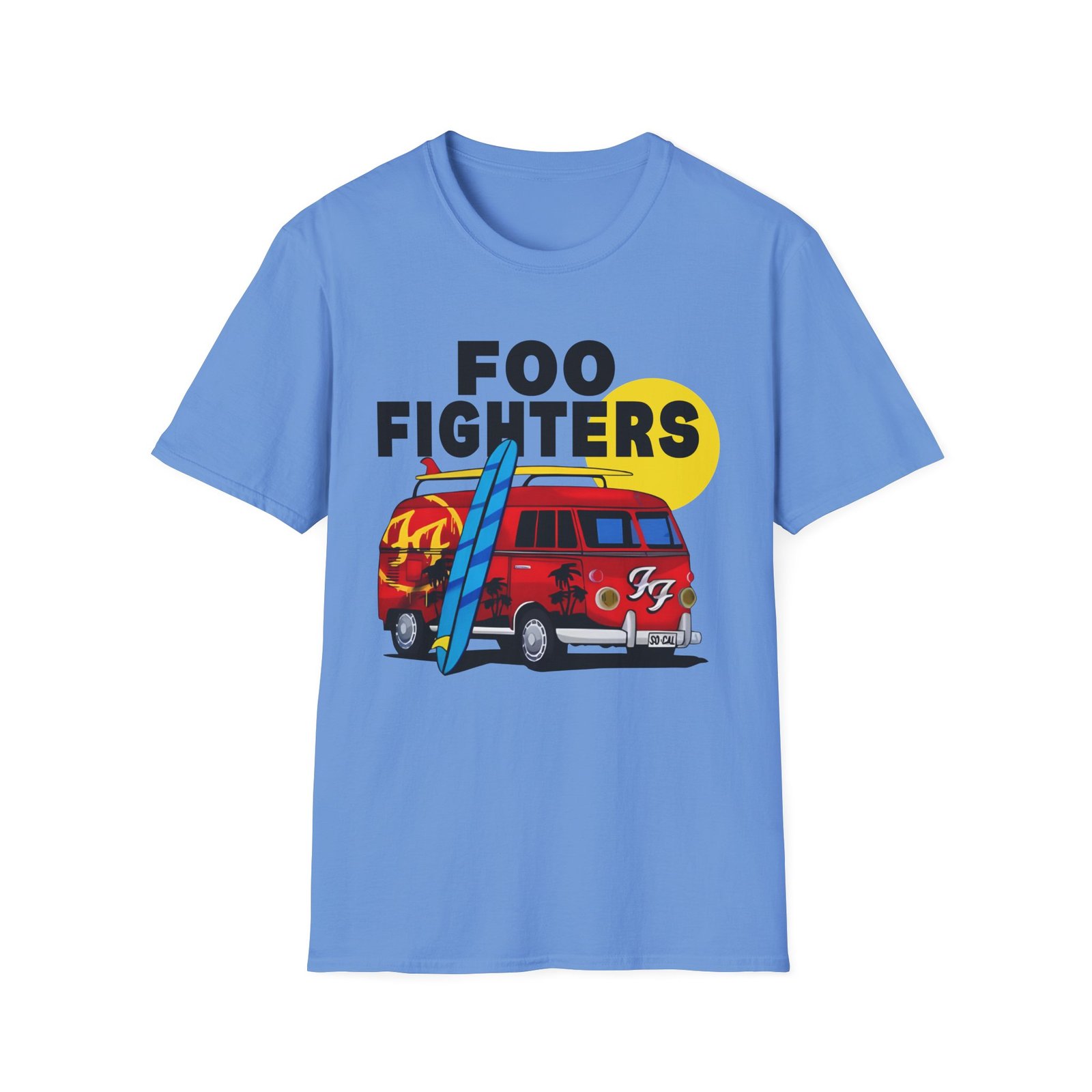 Foo Fighters Split Window Unisex Softstyle T-Shirt