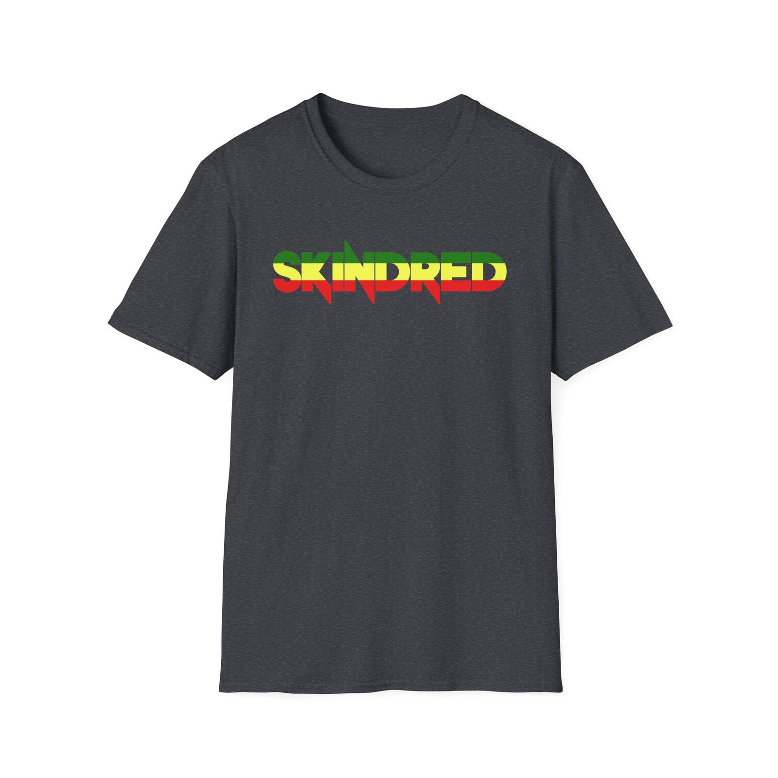 Skindred Rasta Logo Unisex Softstyle T-Shirt
