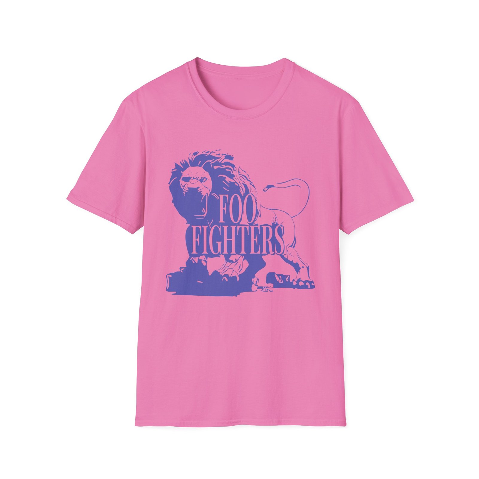 Foo Fighters Ff Lion Unisex Softstyle T-Shirt