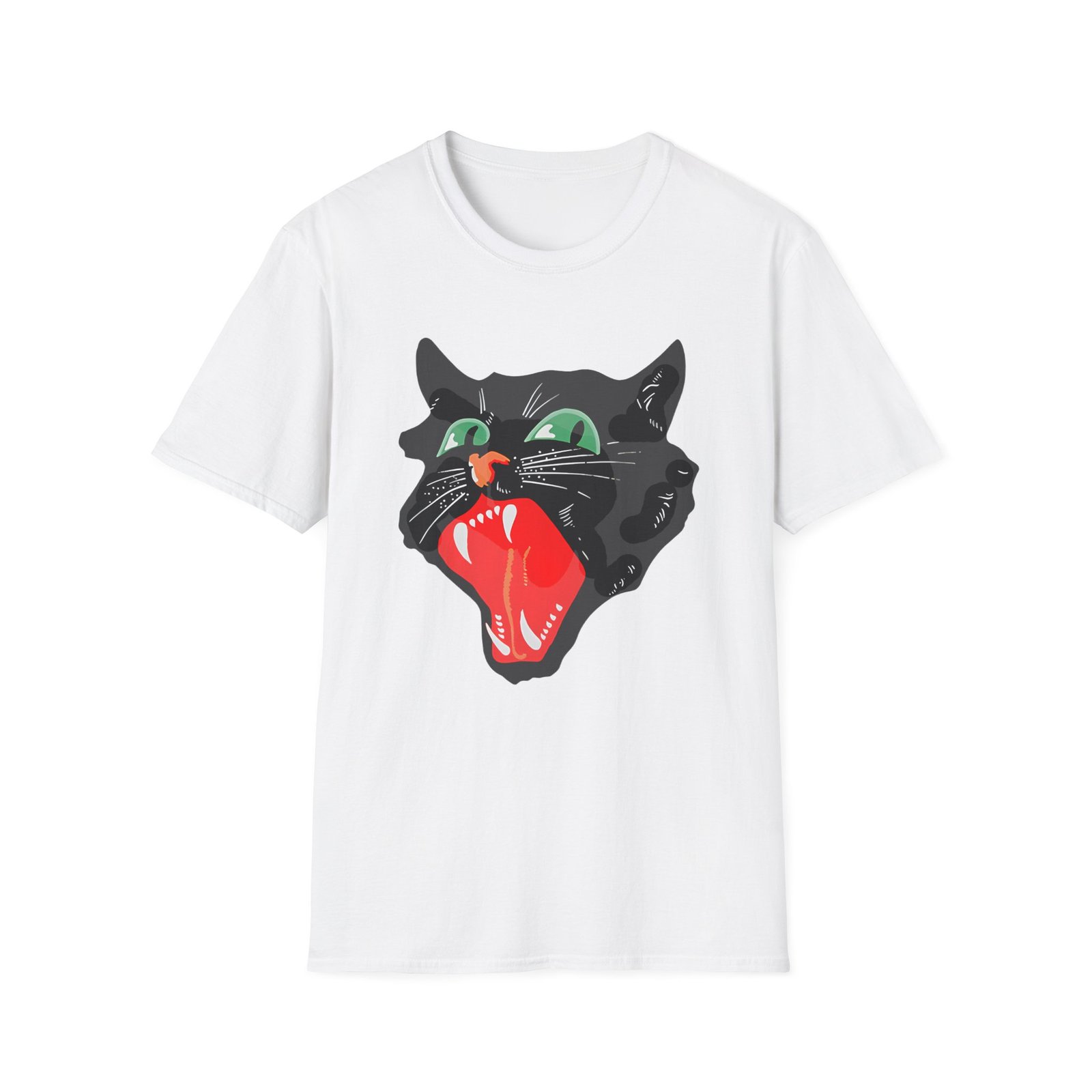 Deathwish Black Cat unisex softstyle t-shirt