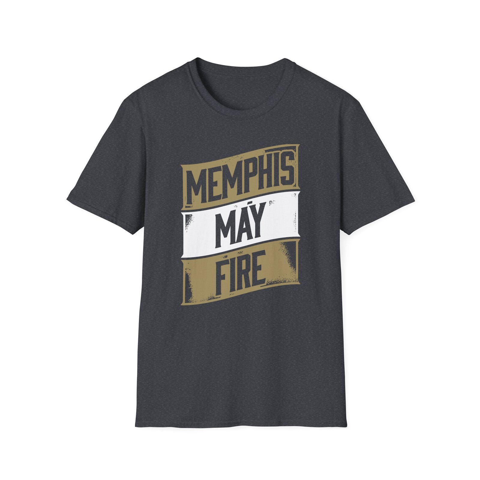 Memphis May Fire Stacked Logo Unisex Softstyle T-Shirt