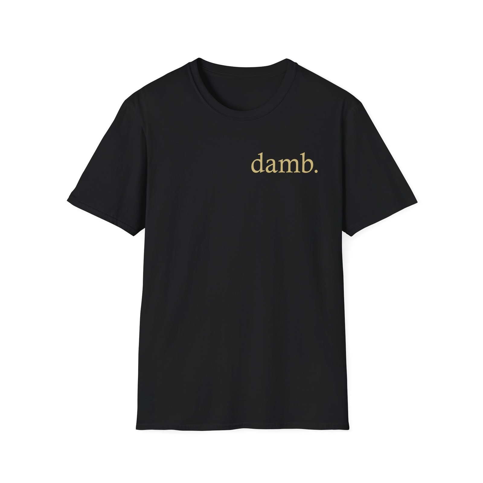 Smii7y Damb Gold Foil Unisex Softstyle T-Shirt
