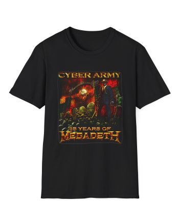 Megadeth Cyber Army  Unisex Softstyle T-Shirt