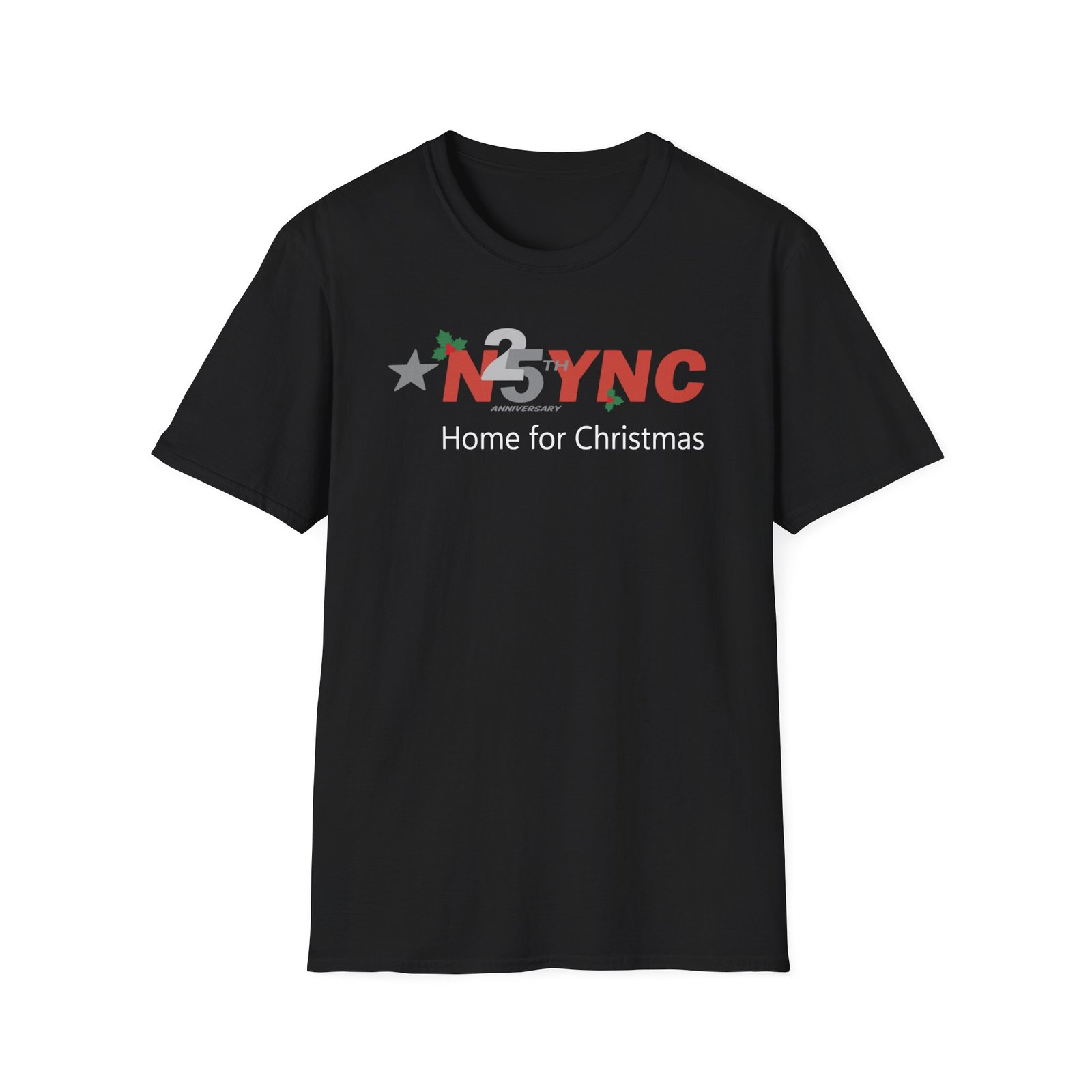 Nsync Home for Christmas 25th Anniversary Unisex Softstyle T-Shirt