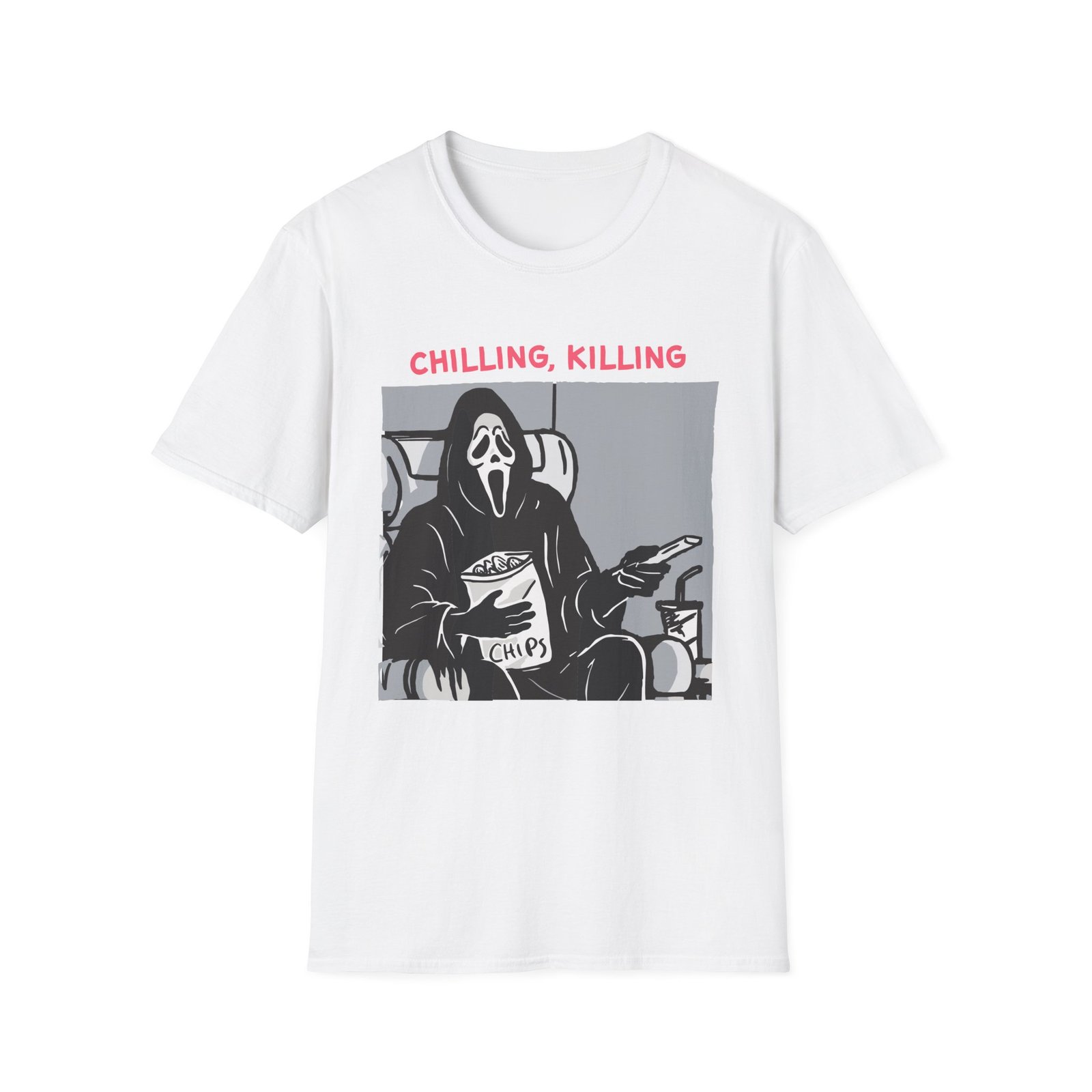 Ghostface Chillin' Killin Unisex Softstyle T-Shirt
