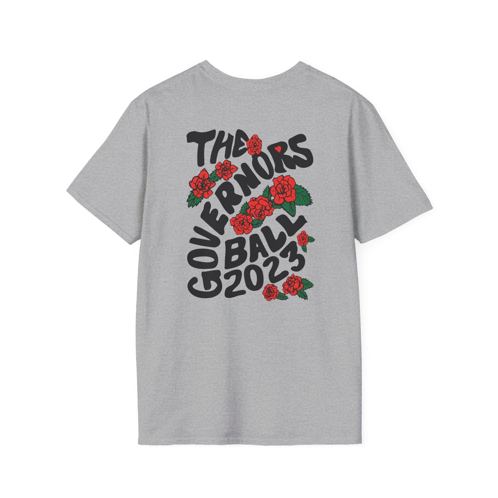 Gov Ball Flower Unisex Softstyle T-Shirt
